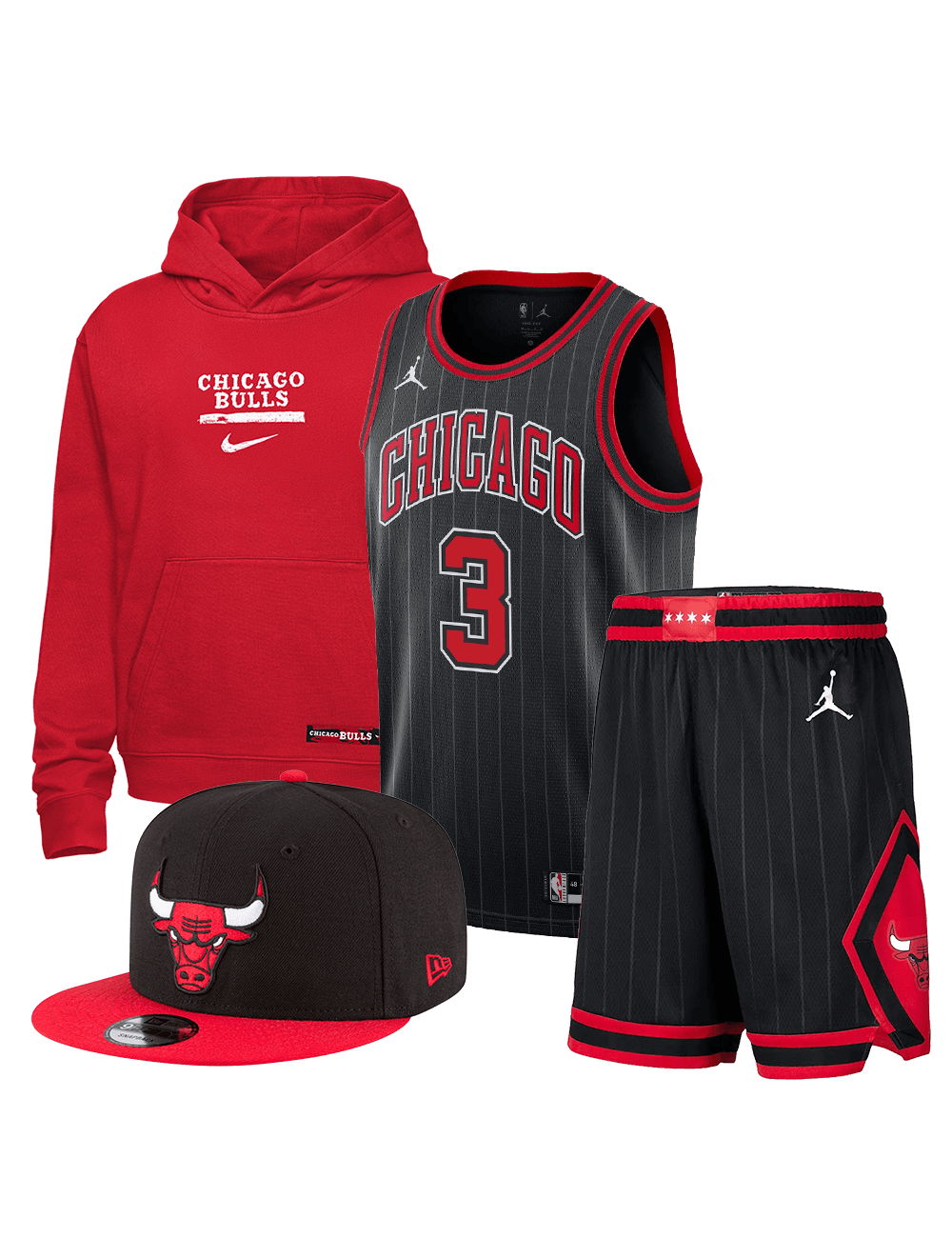 US Sports HQ Bundles Youths Chicago Bulls Nike Mega Fan Bundle