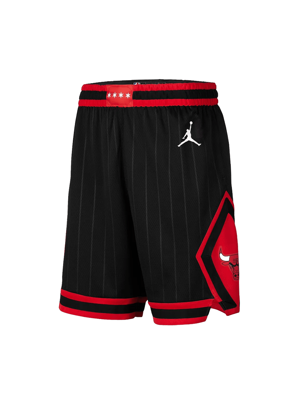 Nike Shorts Youths Chicago Bulls Nike NBA Statement Swingman Shorts - Black