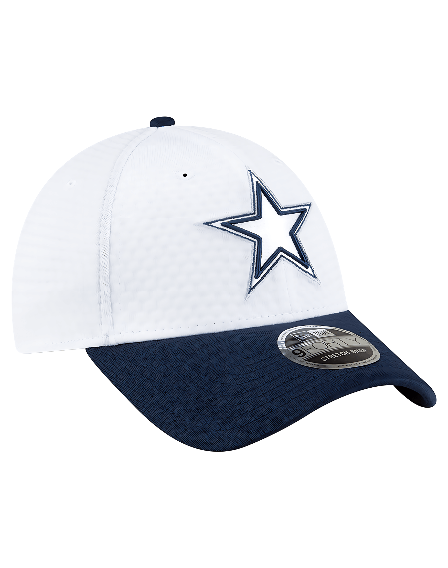 New Era Caps Youths Youths Dallas Cowboys New Era NFL 24 Training 9FORTY Snapback Hat - White