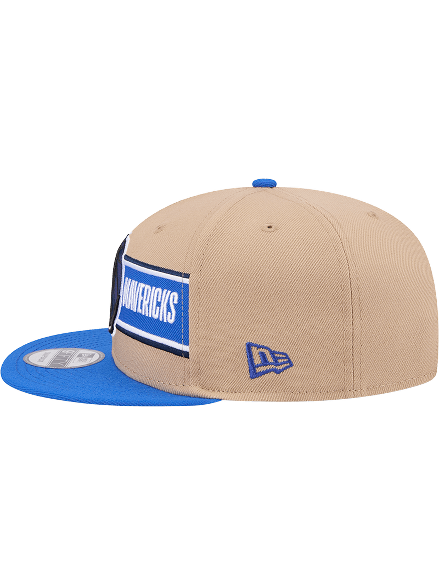 New Era Caps Youths Youths Dallas Mavericks New Era NBA 24 Draft 9FIFTY Snapback Hat - Tan