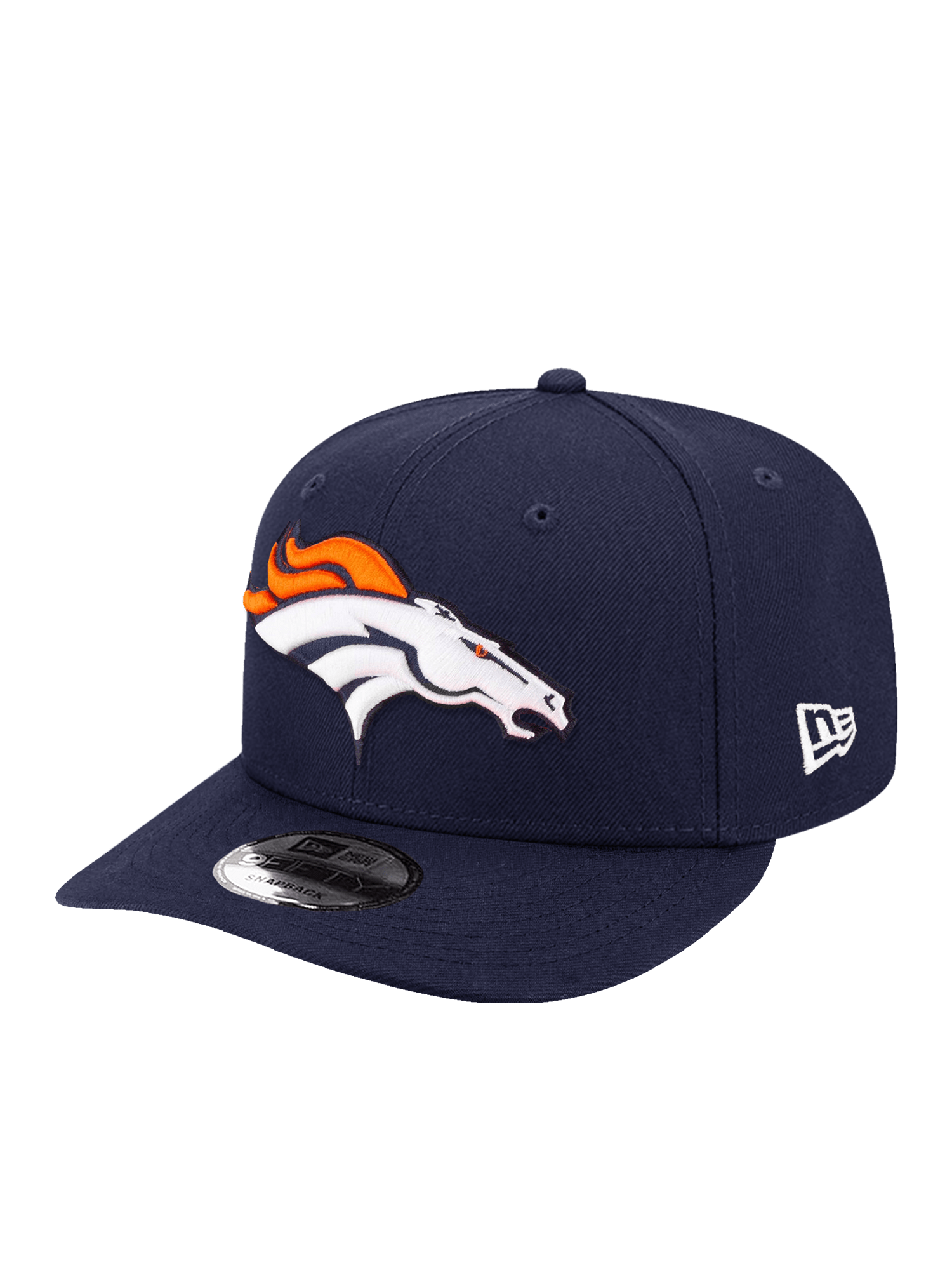 New Era Caps Youths Youths Denver Broncos New Era NFL Team Pre-Curved 9FIFTY Snapback Hat - Navy