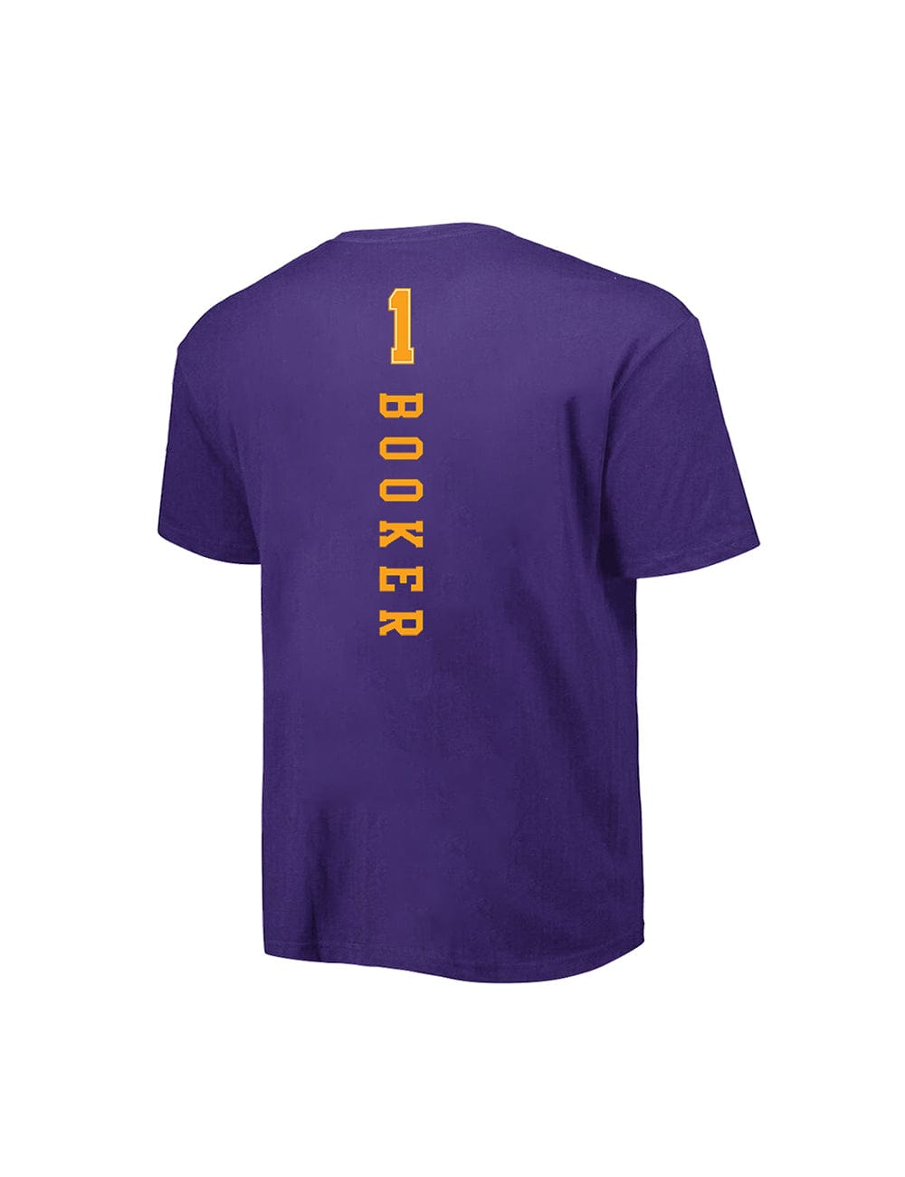 NBA Essentials T-Shirts Youths M Youths Devin Booker Phoenix Suns NBA Essentials Name Number T-Shirt - Purple