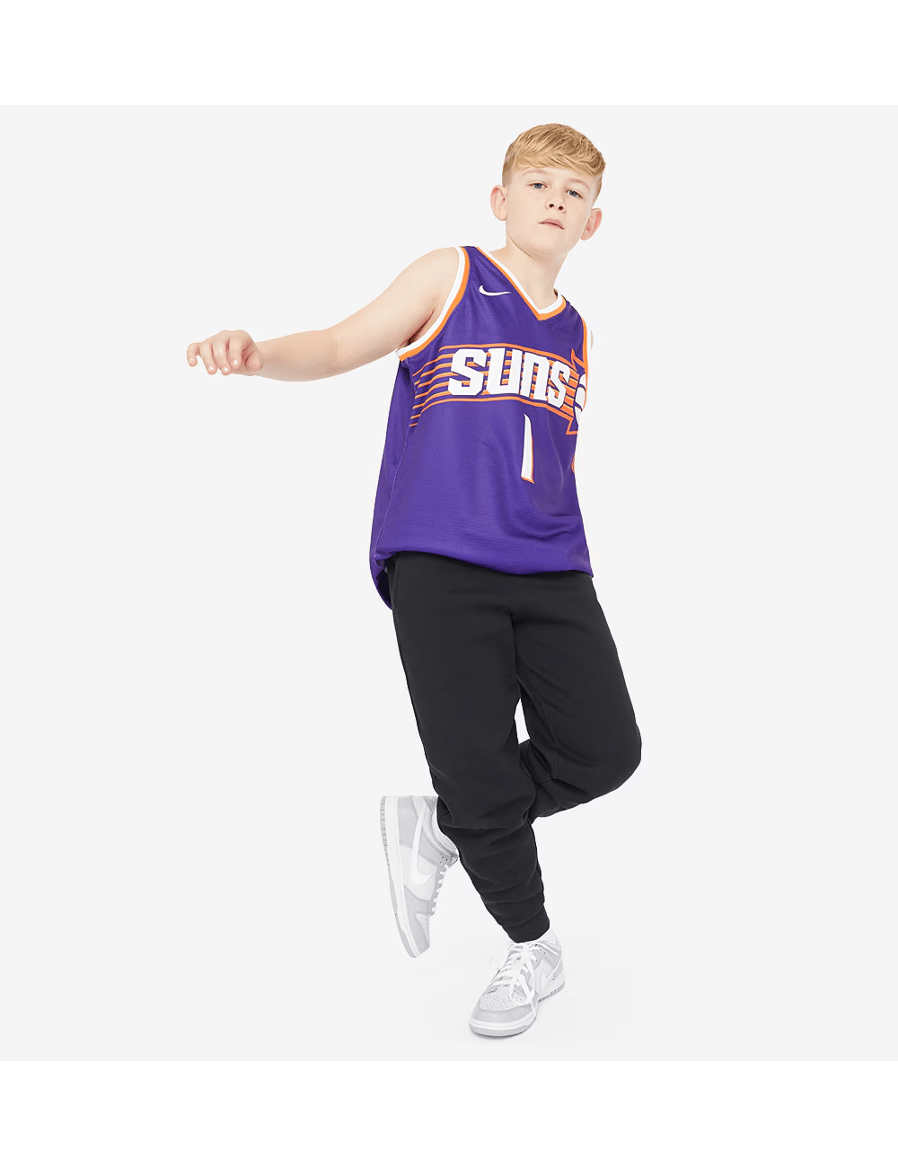 Nike Jerseys Youths Devin Booker Phoenix Suns Nike NBA Icon Jersey - Purple