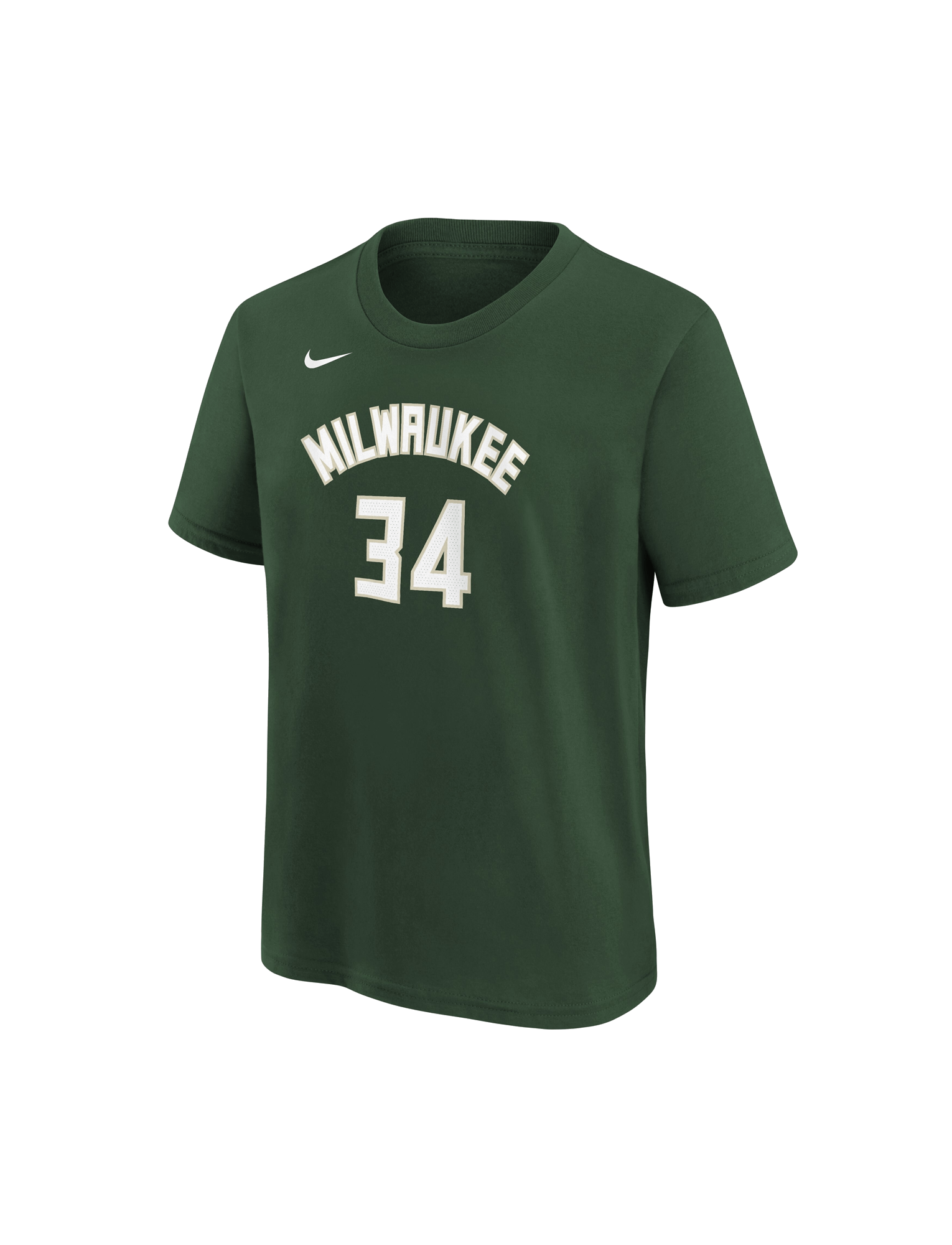 Nike T-Shirts Youths Giannis Antetokounmpo Milwaukee Bucks Nike NBA Icon T-Shirt - Green
