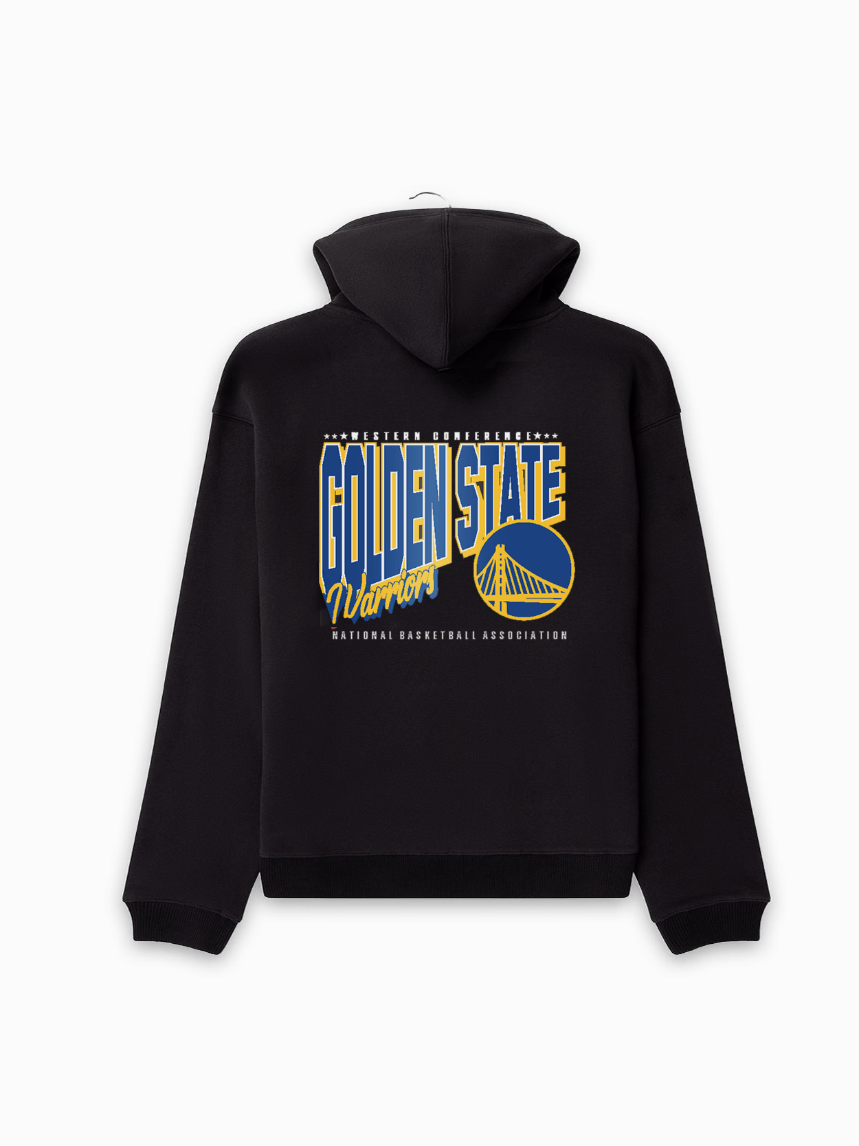NBA Essentials Jumpers Youths Golden State Warriors NBA Essentials Clarkdale Hoodie Jumper - Black