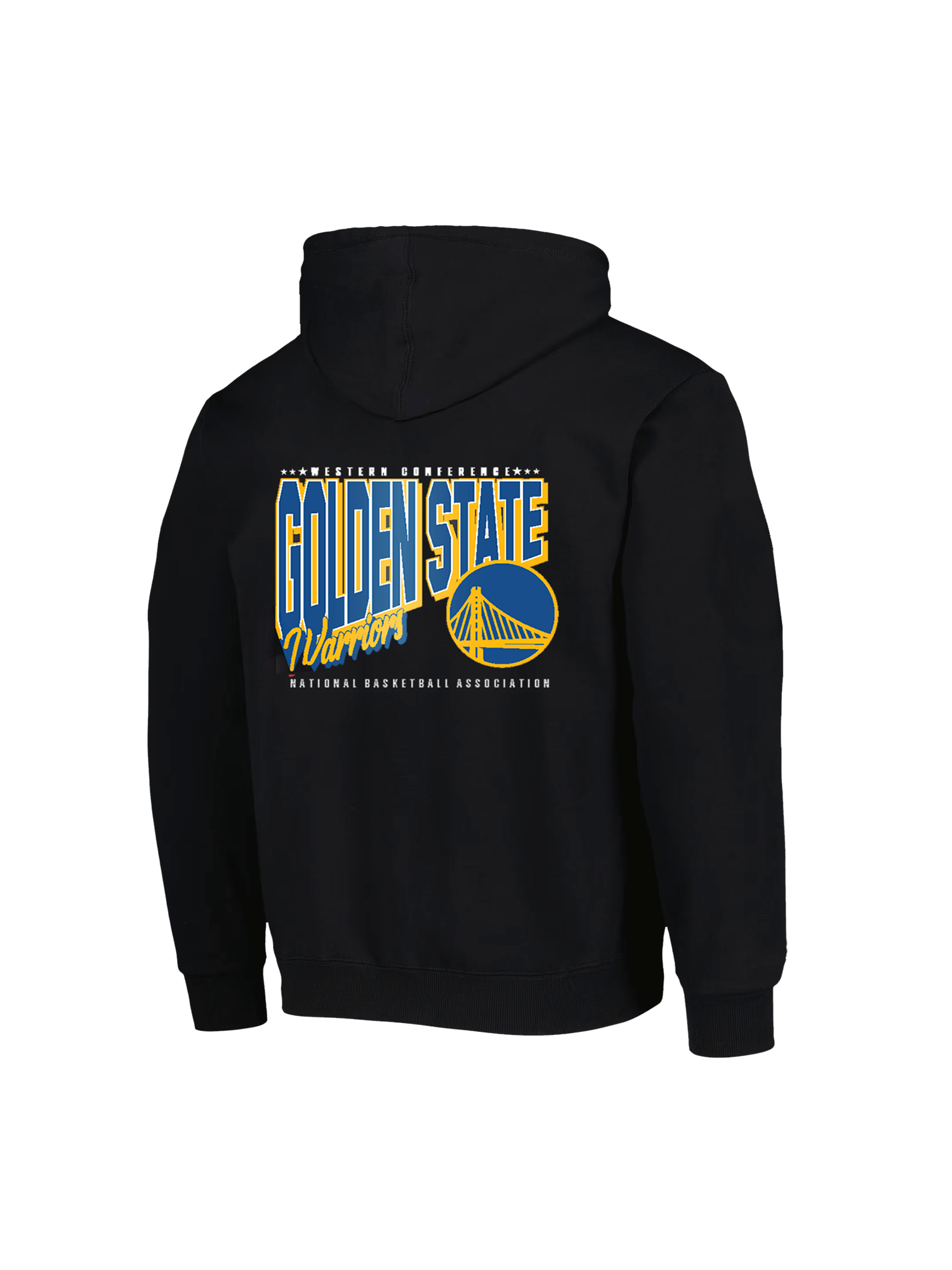 NBA Essentials Jumpers Youths Golden State Warriors NBA Essentials Clarkdale Hoodie Jumper - Black