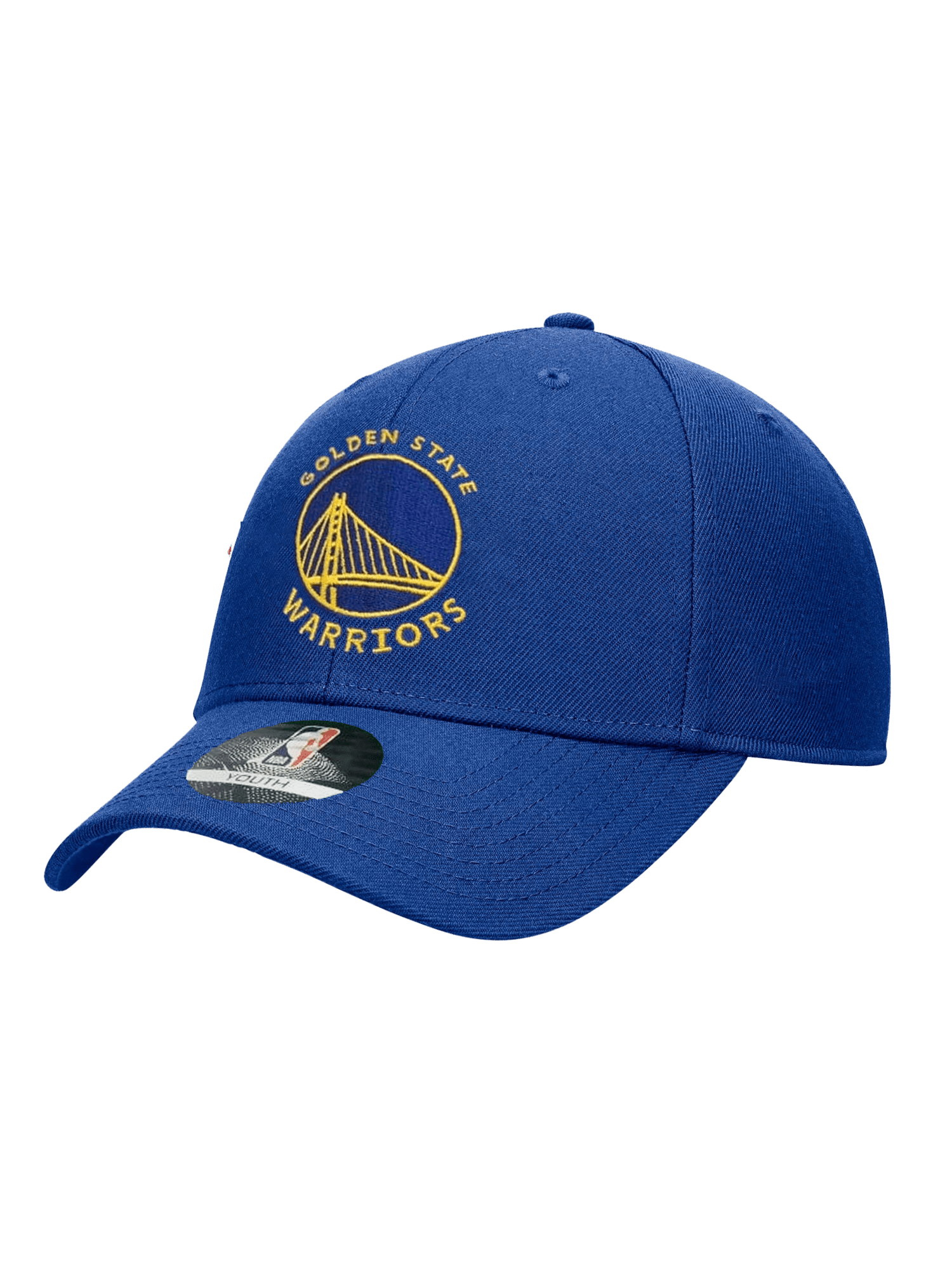 NBA Essentials Caps Youths Youths Golden State Warriors NBA Essentials Team Snapback Hat - Blue