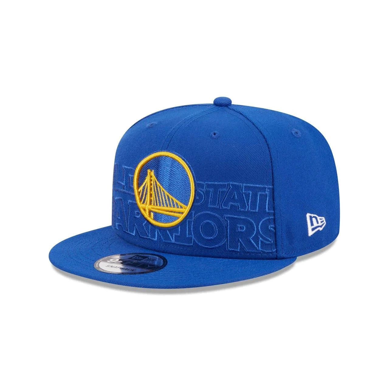 New Era Caps Youths Youths Golden State Warriors New Era NBA 23 Draft 9FIFTY Snapback Hat - Blue
