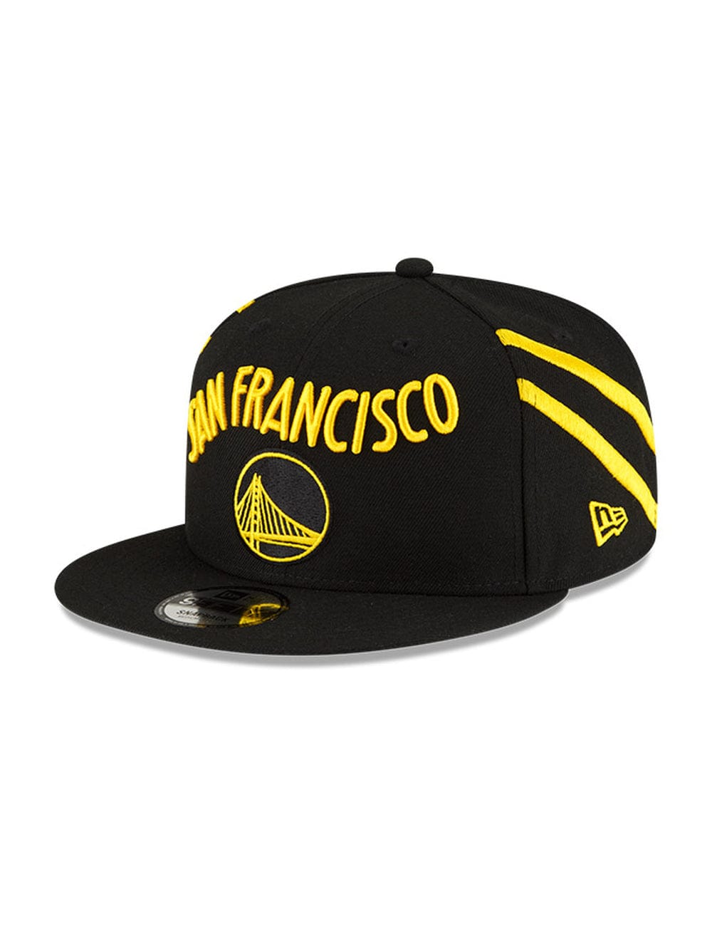 New Era Caps Youths Youths Golden State Warriors New Era NBA 24 City Edition 9FIFTY Snapback Hat
