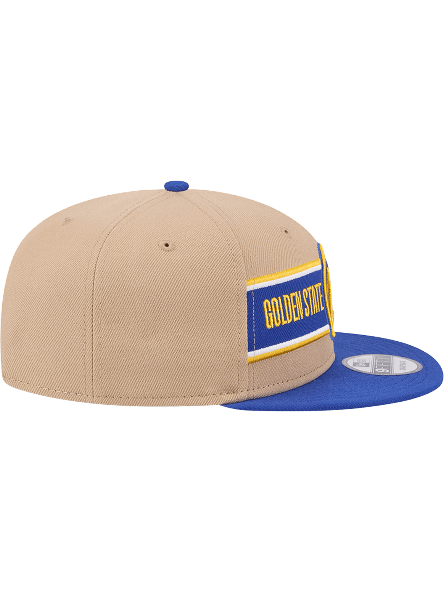 New Era Caps Youths Youths Golden State Warriors New Era NBA 24 Draft 9FIFTY Snapback Hat - Tan