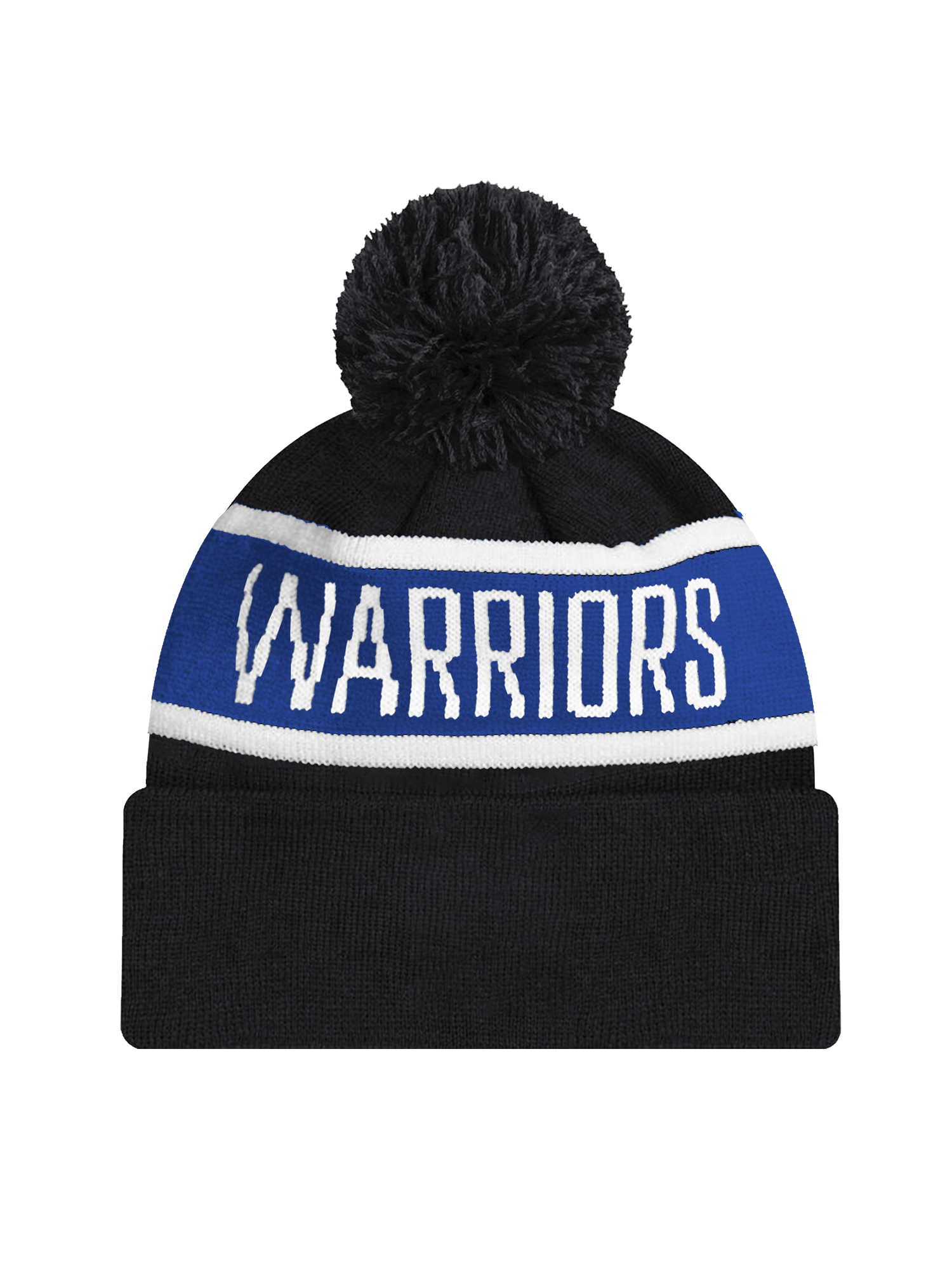 New Era Beanies Youths Youths Golden State Warriors New Era NBA Spell Out Knit Beanie - Black