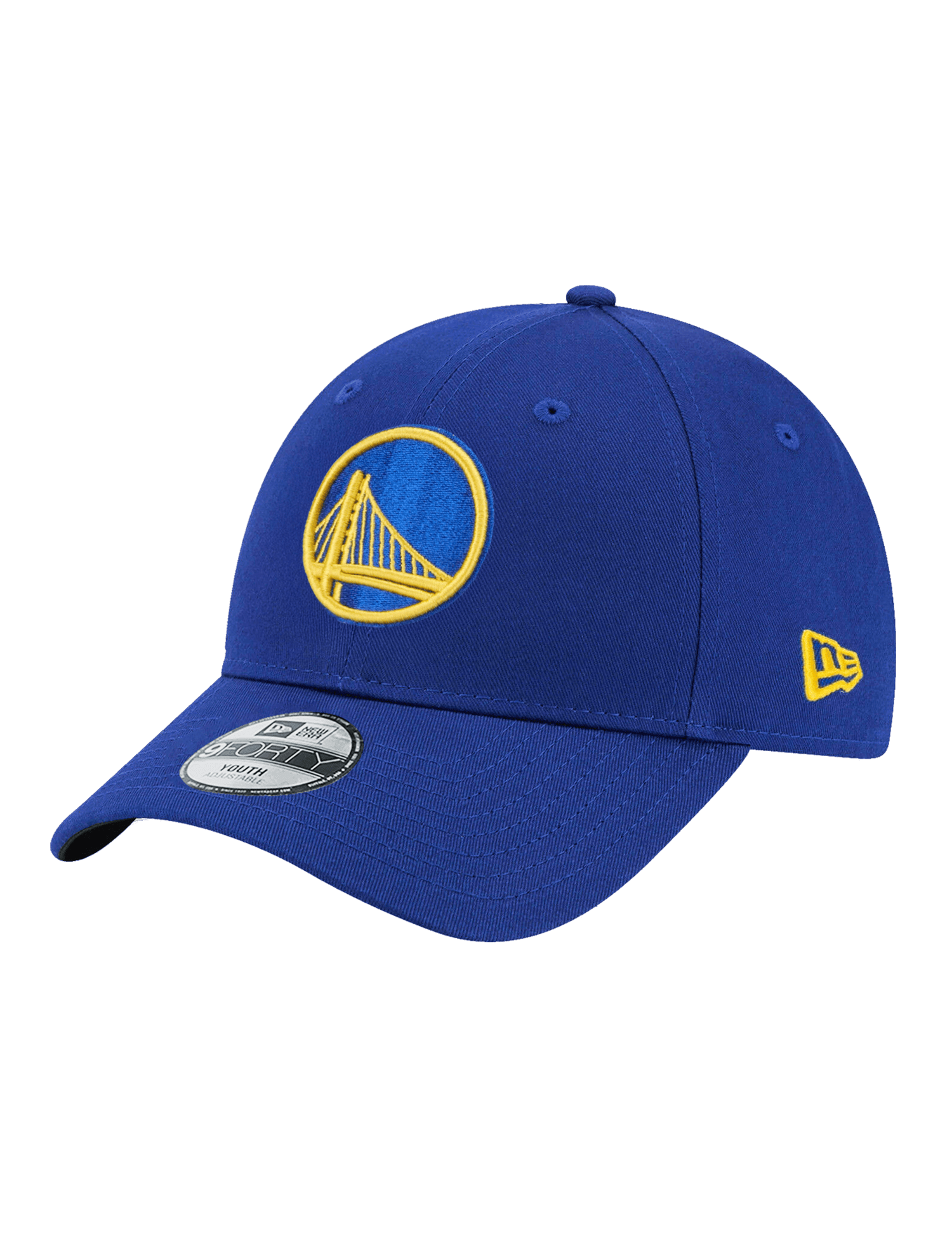 New Era Caps Youths Youths Golden State Warriors New Era NBA Team 9FORTY Hat - Blue