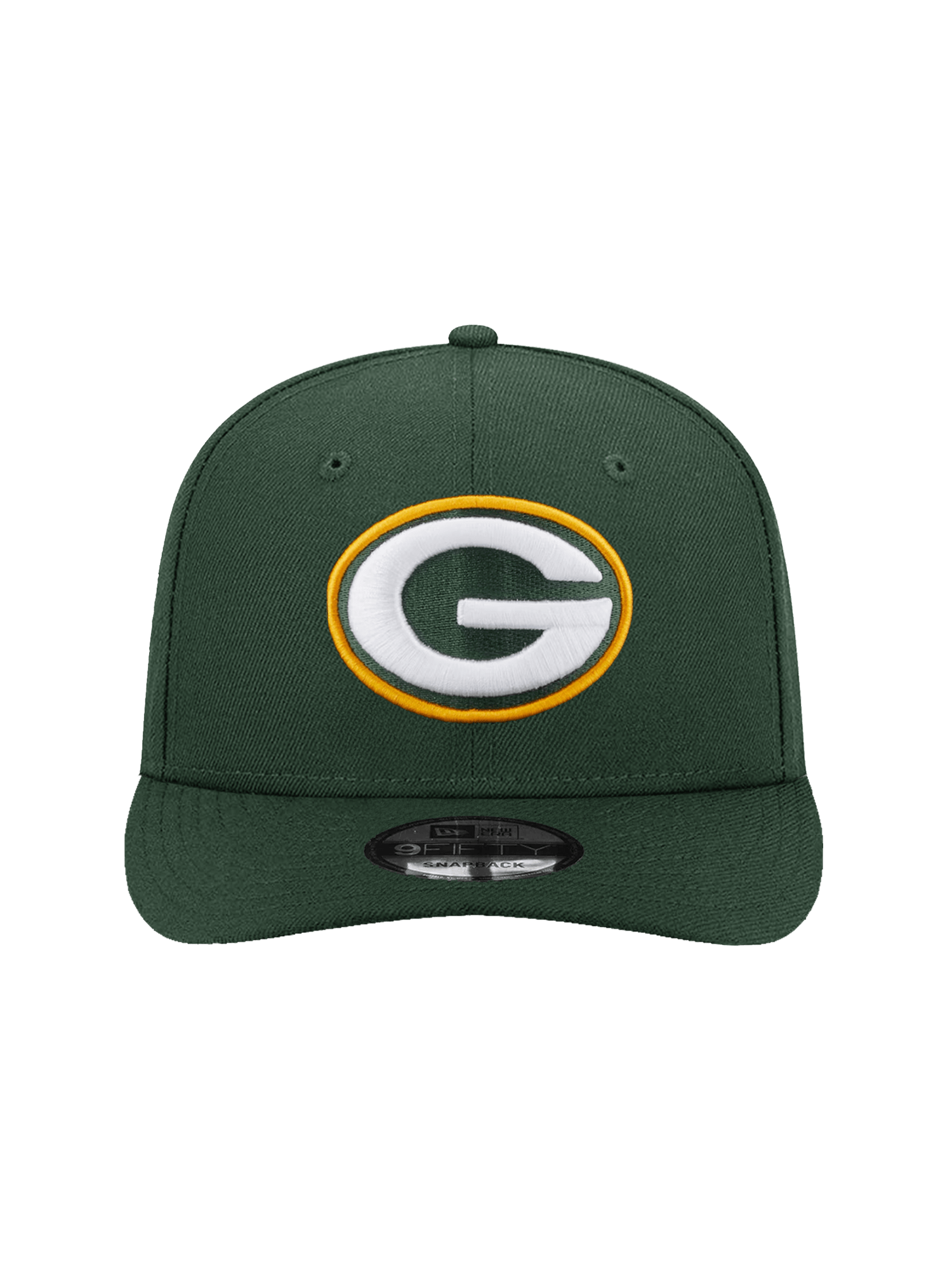New Era Caps Youths Youths Green Bay Packers New Era NFL Team Pre-Curved 9FIFTY Snapback Hat - Green