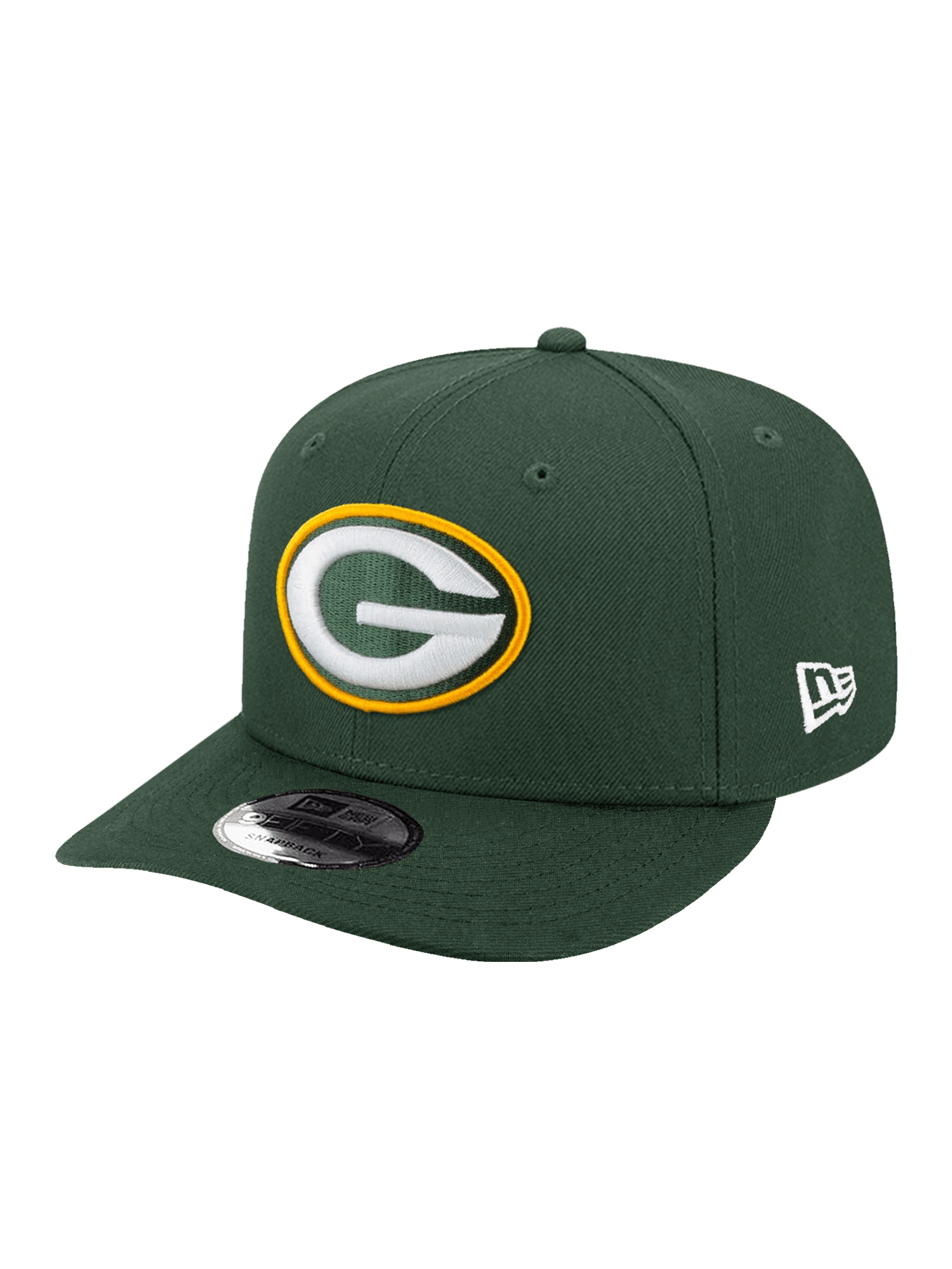 New Era Caps Youths Youths Green Bay Packers New Era NFL Team Pre-Curved 9FIFTY Snapback Hat - Green
