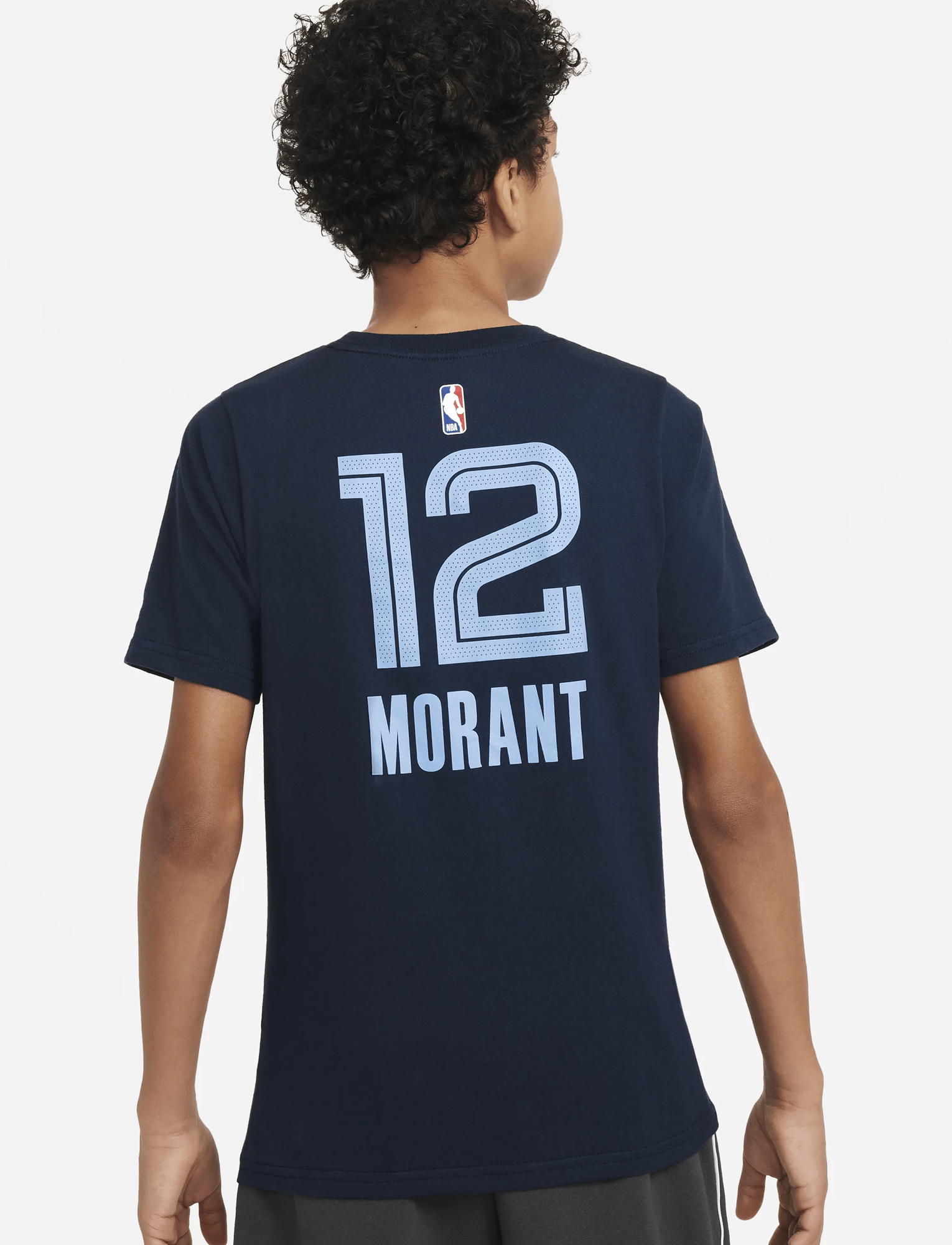 Nike T-Shirts Youths Ja Morant Memphis Grizzlies Nike NBA Icon T-Shirt - Navy