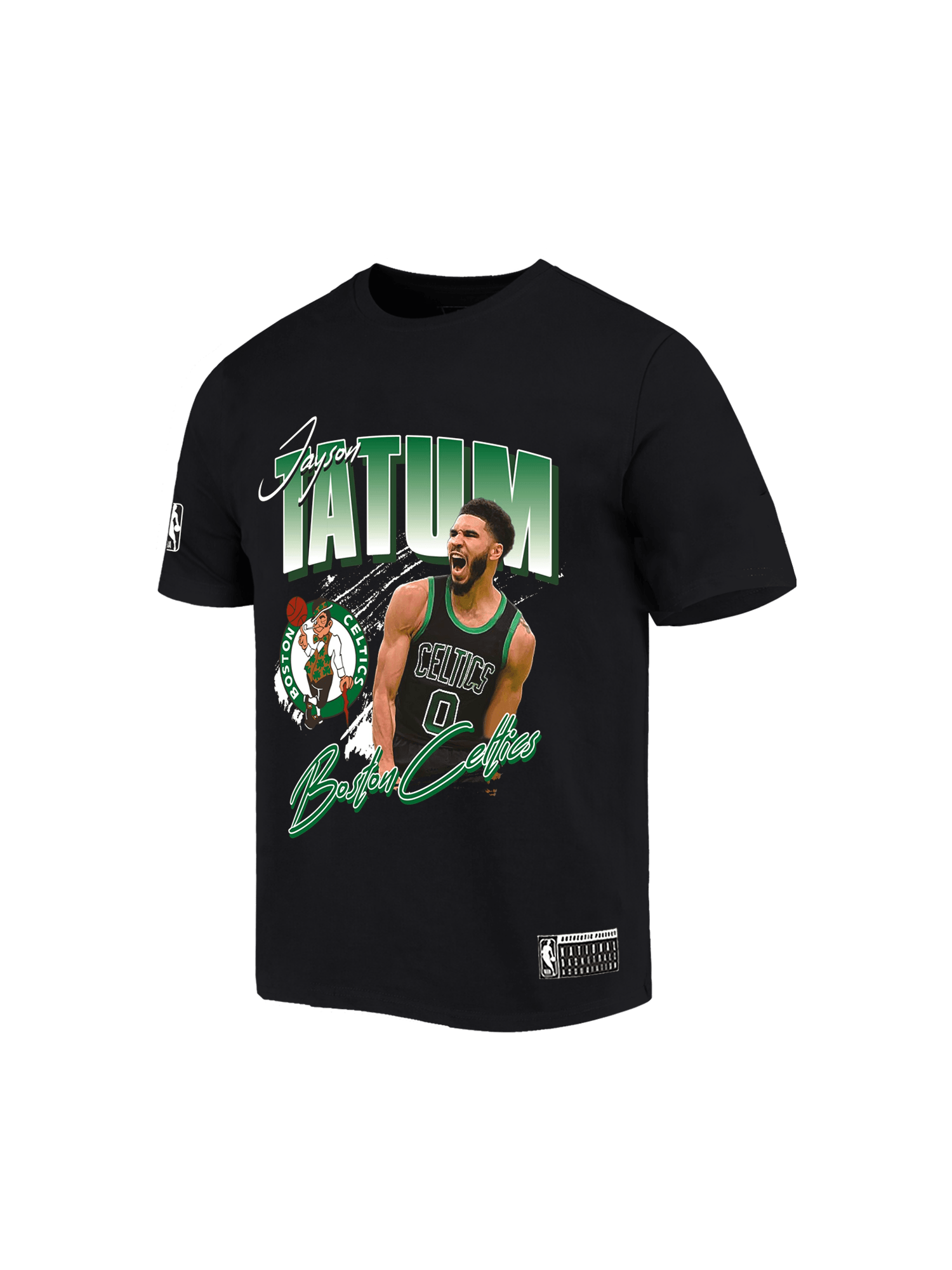 NBA Essentials T-Shirts Youths Jayson Tatum Boston Celtics NBA Essentials Jones Vintage T-Shirt - Black