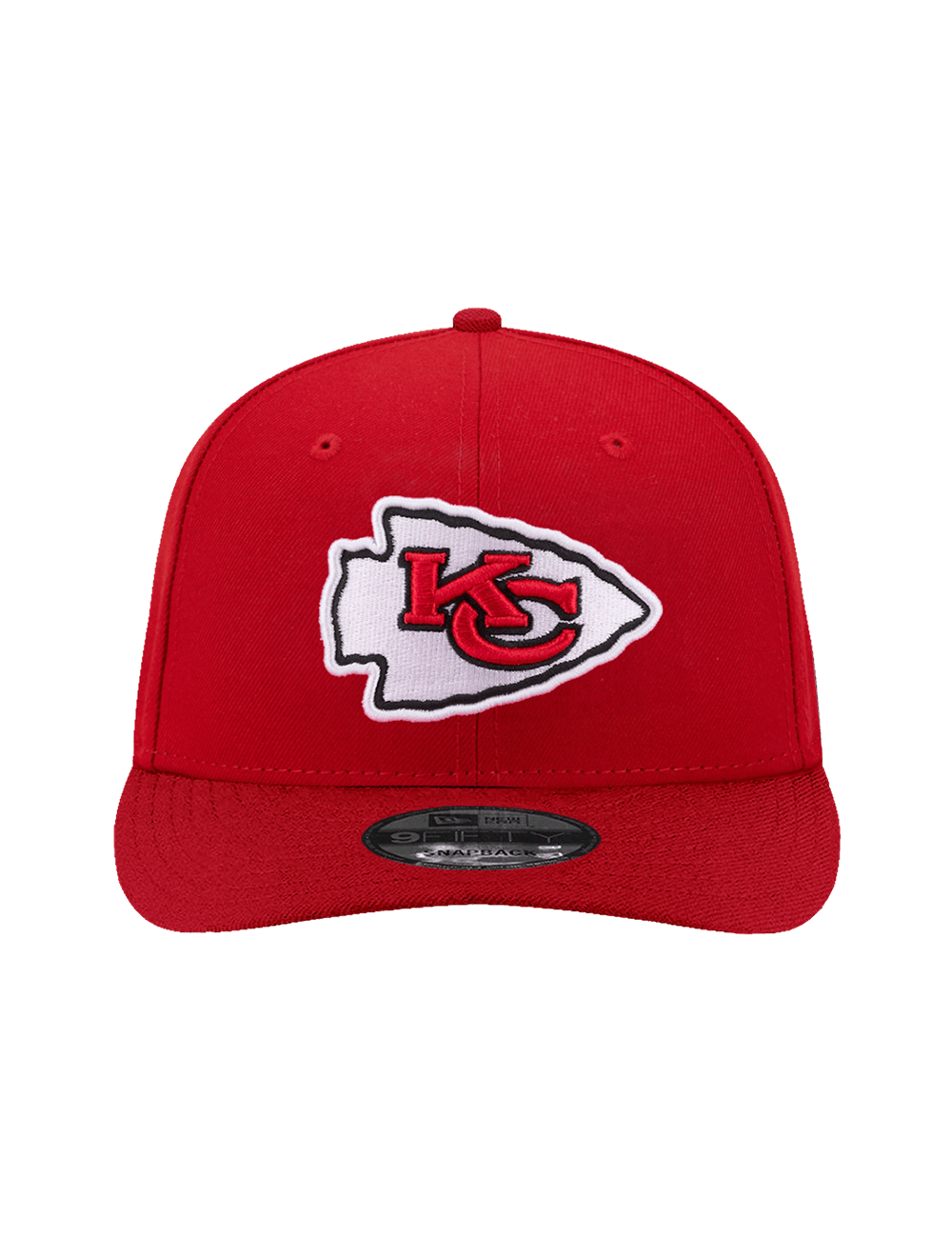 New Era Caps Youths Youths Kansas City Chiefs New Era NFL Team 9FIFTY Pre-Curved Snapback Hat - Red