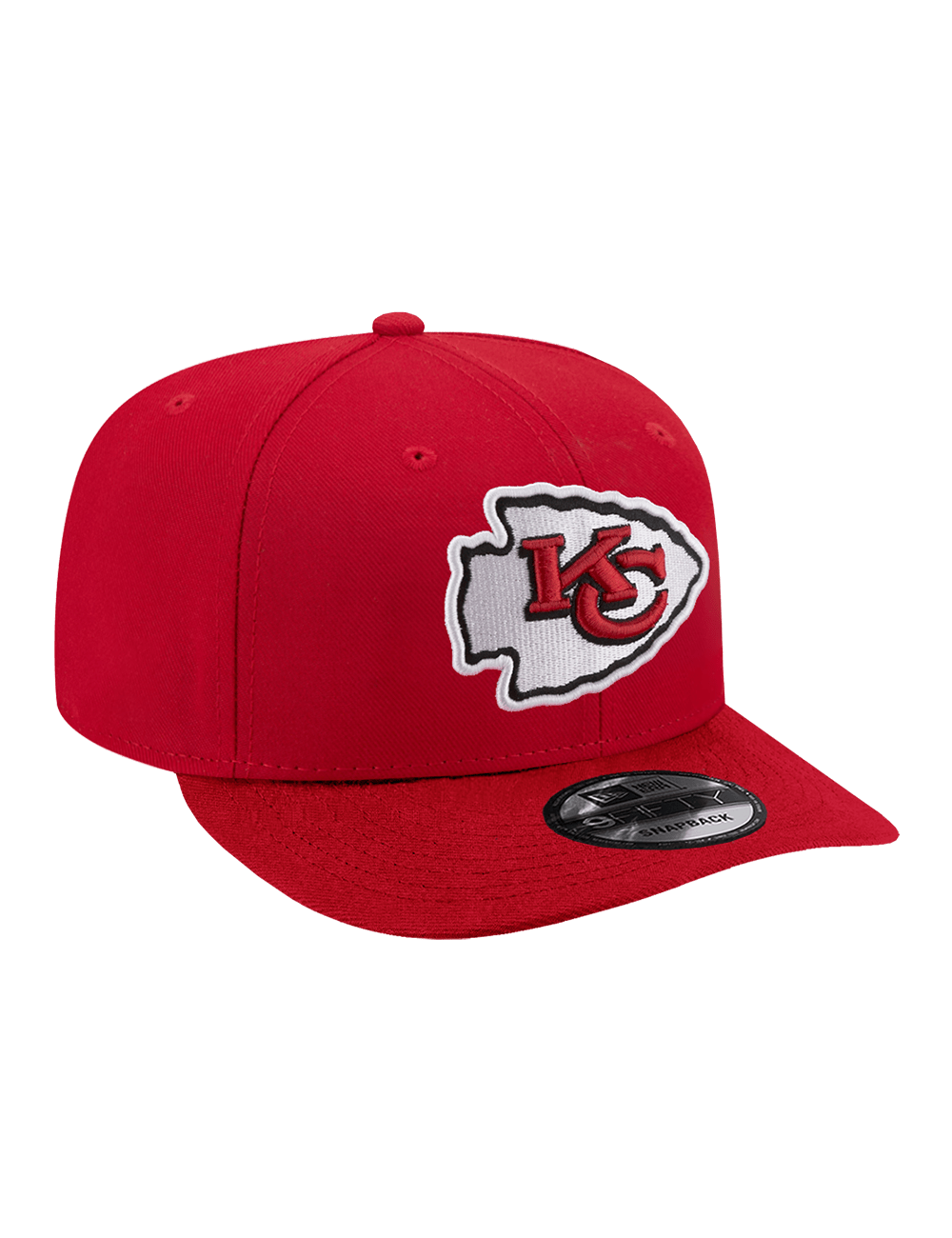 New Era Caps Youths Youths Kansas City Chiefs New Era NFL Team 9FIFTY Pre-Curved Snapback Hat - Red