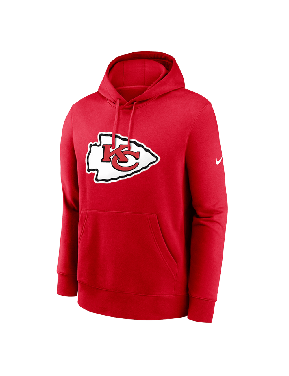 Nike Jumpers Youths Kansas City Chiefs Nike NFL Team Logo Hoodie Jumper - Red