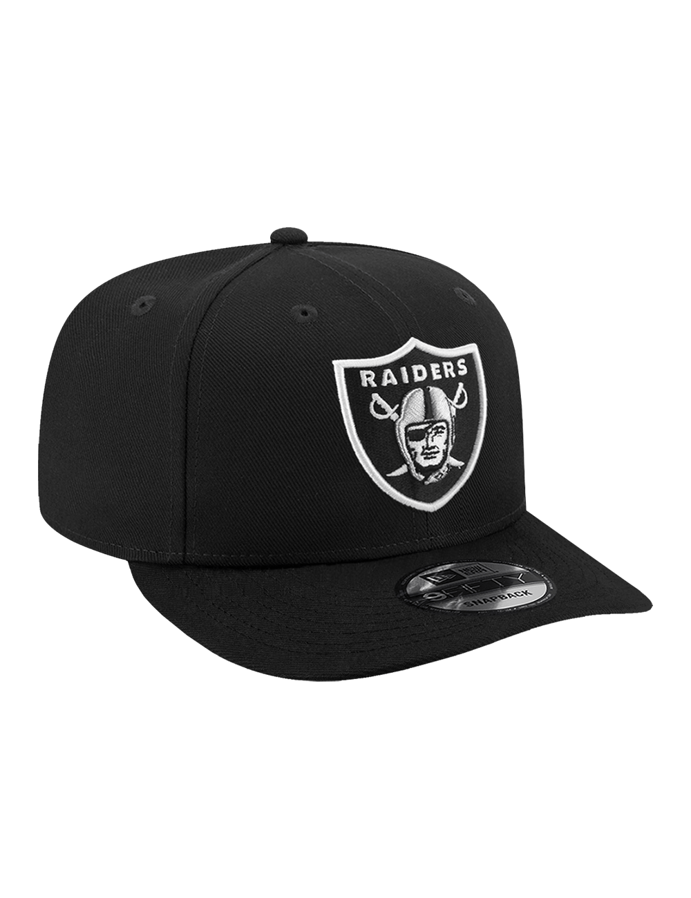 New Era Caps Youths Youths Las Vegas Raiders New Era NFL Team Pre-Curved 9FIFTY Snapback Hat - Black