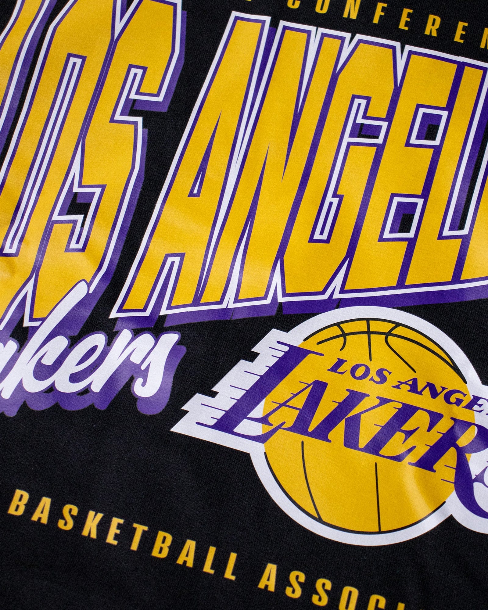 NBA Essentials Jumpers Youths Los Angeles Lakers NBA Essentials Clarkdale Hoodie Jumper - Black
