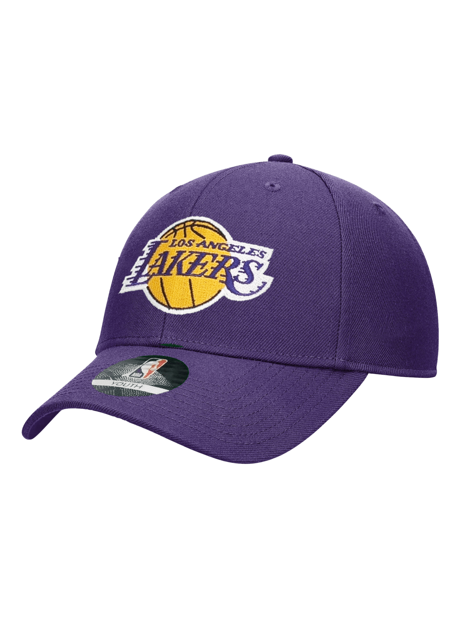 NBA Essentials Caps Youths Youths Los Angeles Lakers NBA Essentials Team Snapback Hat - Purple