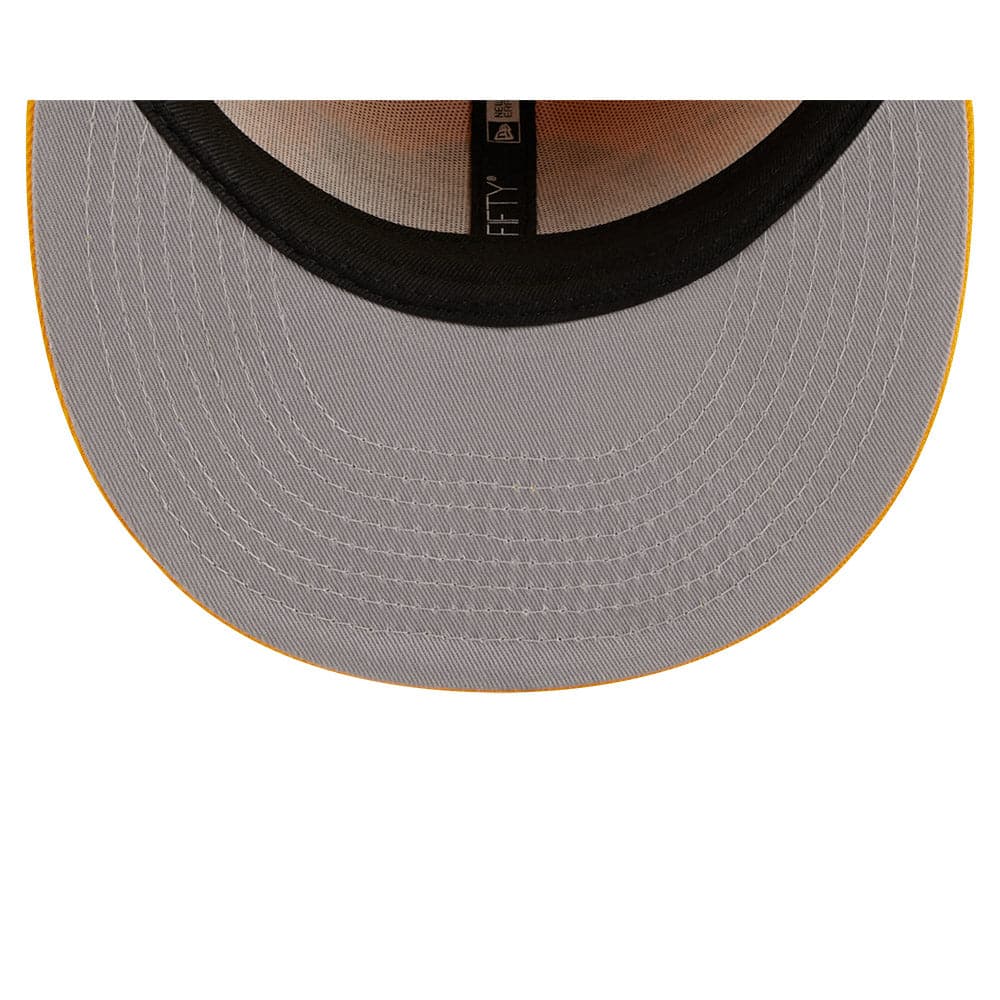 New Era Caps Youths Youths Los Angeles Lakers New Era NBA 23 Draft 9FIFTY Snapback Hat - Yellow