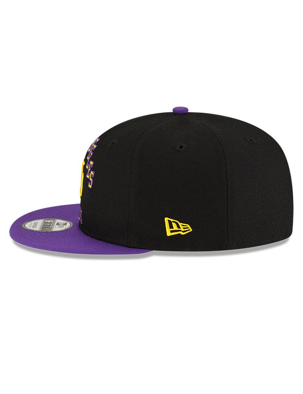 New Era Caps Youths Youths Los Angeles Lakers New Era NBA 24 City Edition 9FIFTY Snapback Hat