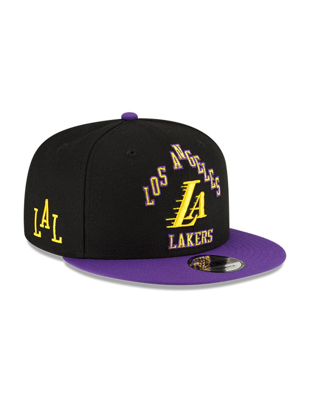 New Era Caps Youths Youths Los Angeles Lakers New Era NBA 24 City Edition 9FIFTY Snapback Hat