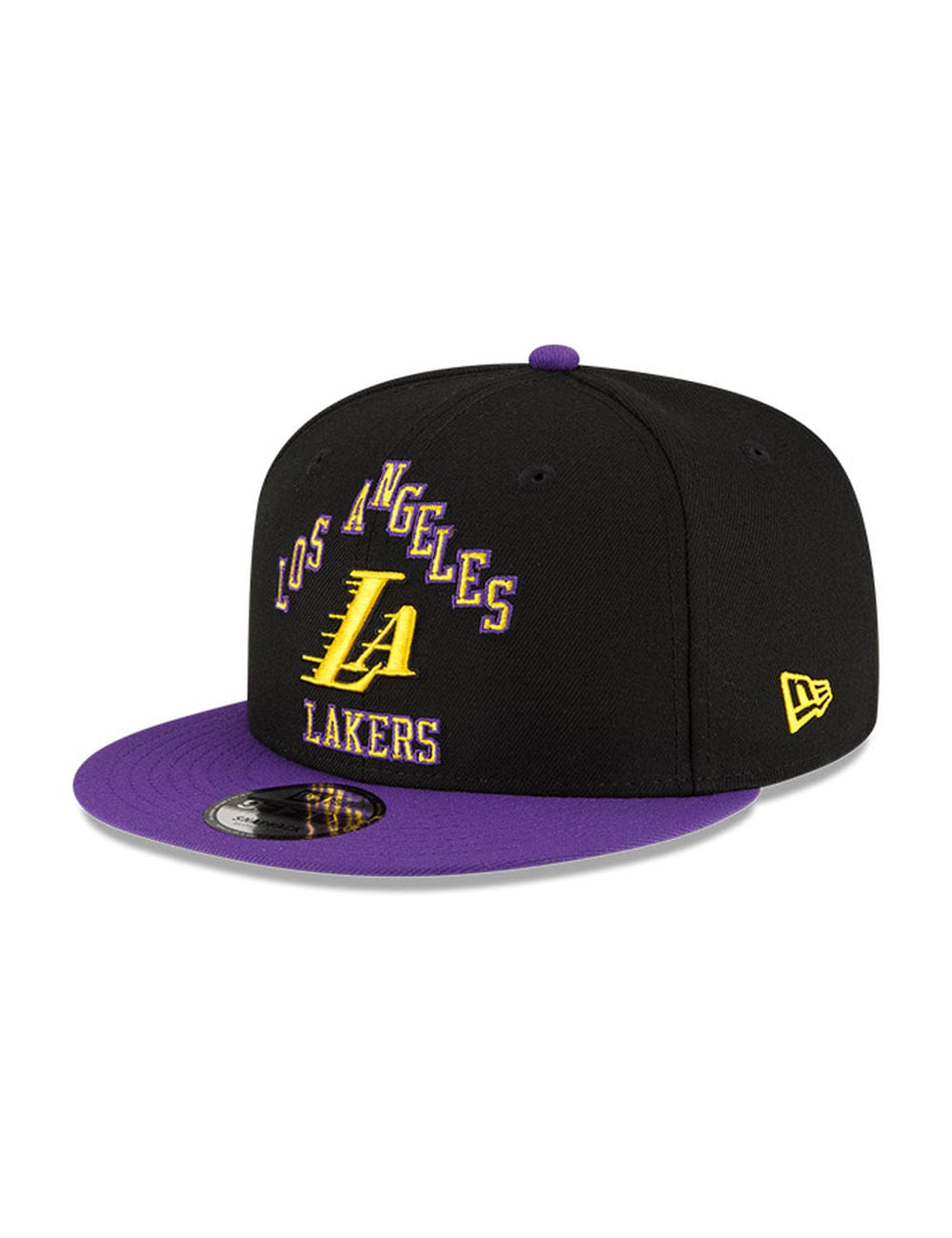 New Era Caps Youths Youths Los Angeles Lakers New Era NBA 24 City Edition 9FIFTY Snapback Hat