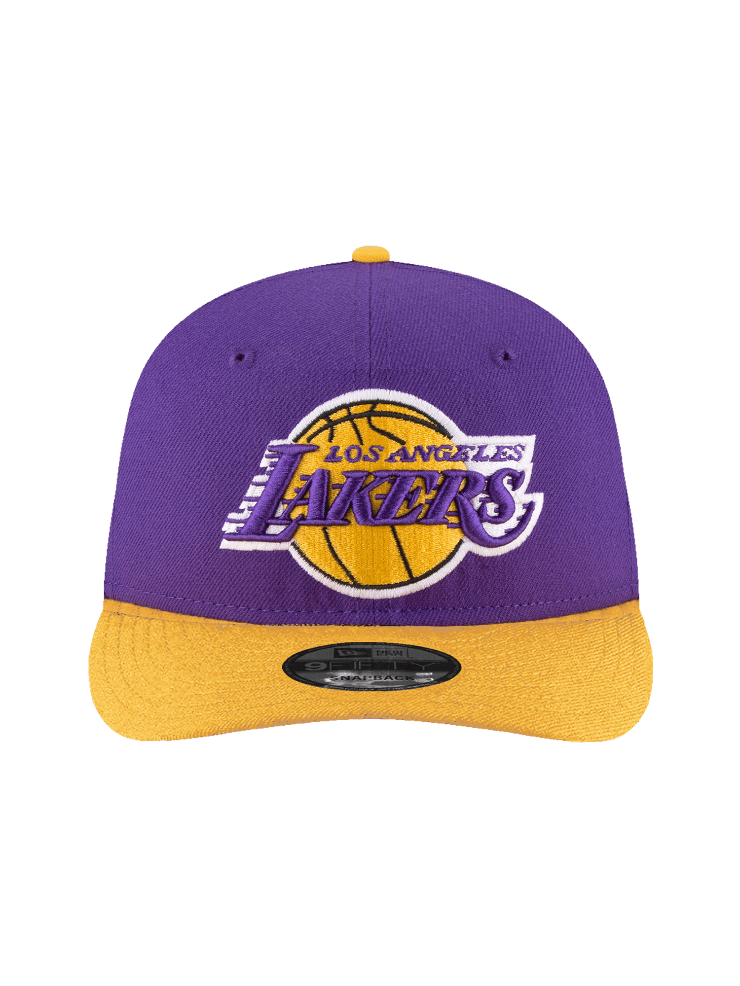 New Era Caps Youths Youths Los Angeles Lakers New Era NBA Team 2T 9FIFTY Pre-Curved Snapback Hat