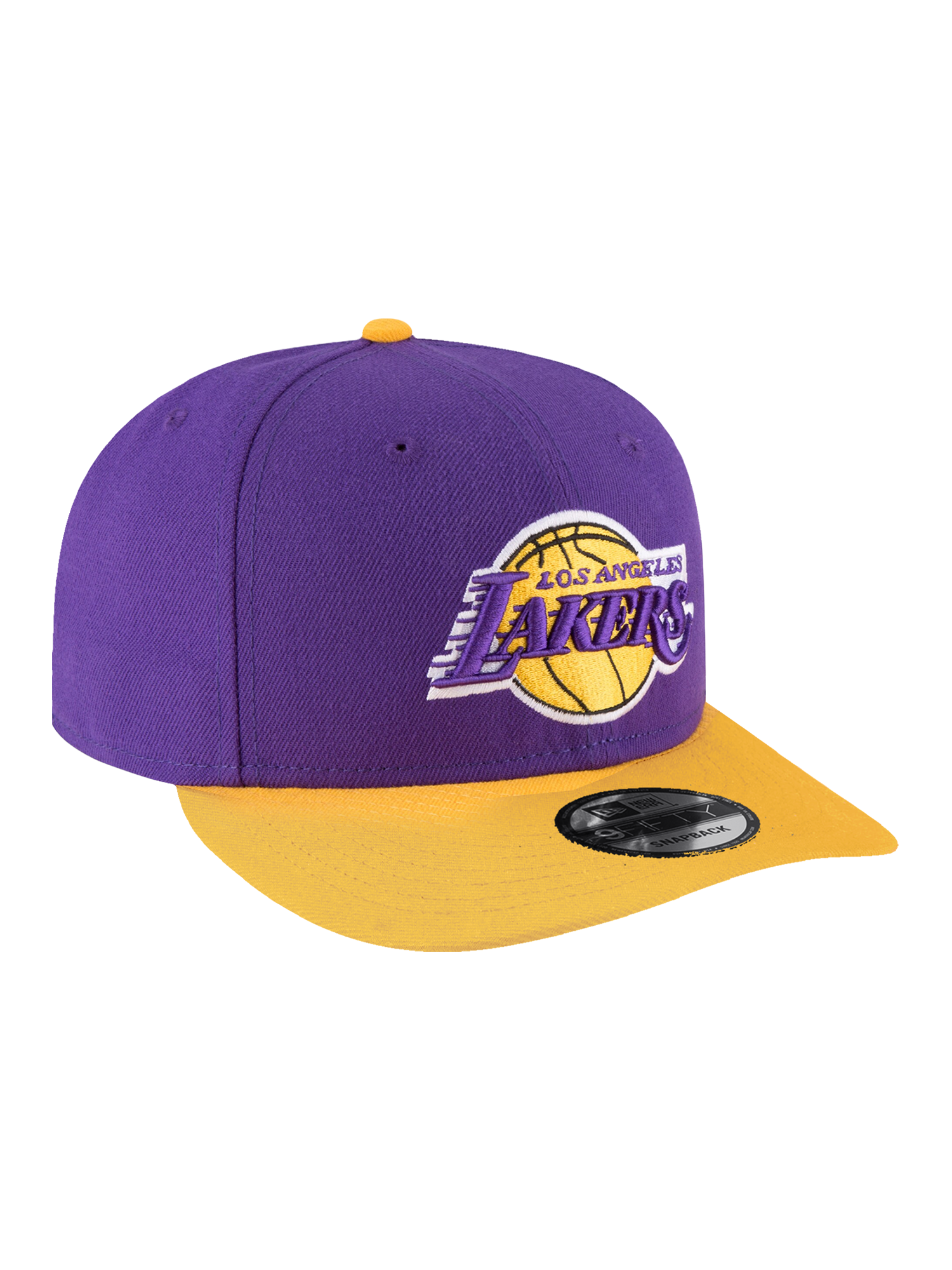 New Era Caps Youths Youths Los Angeles Lakers New Era NBA Team 2T 9FIFTY Pre-Curved Snapback Hat