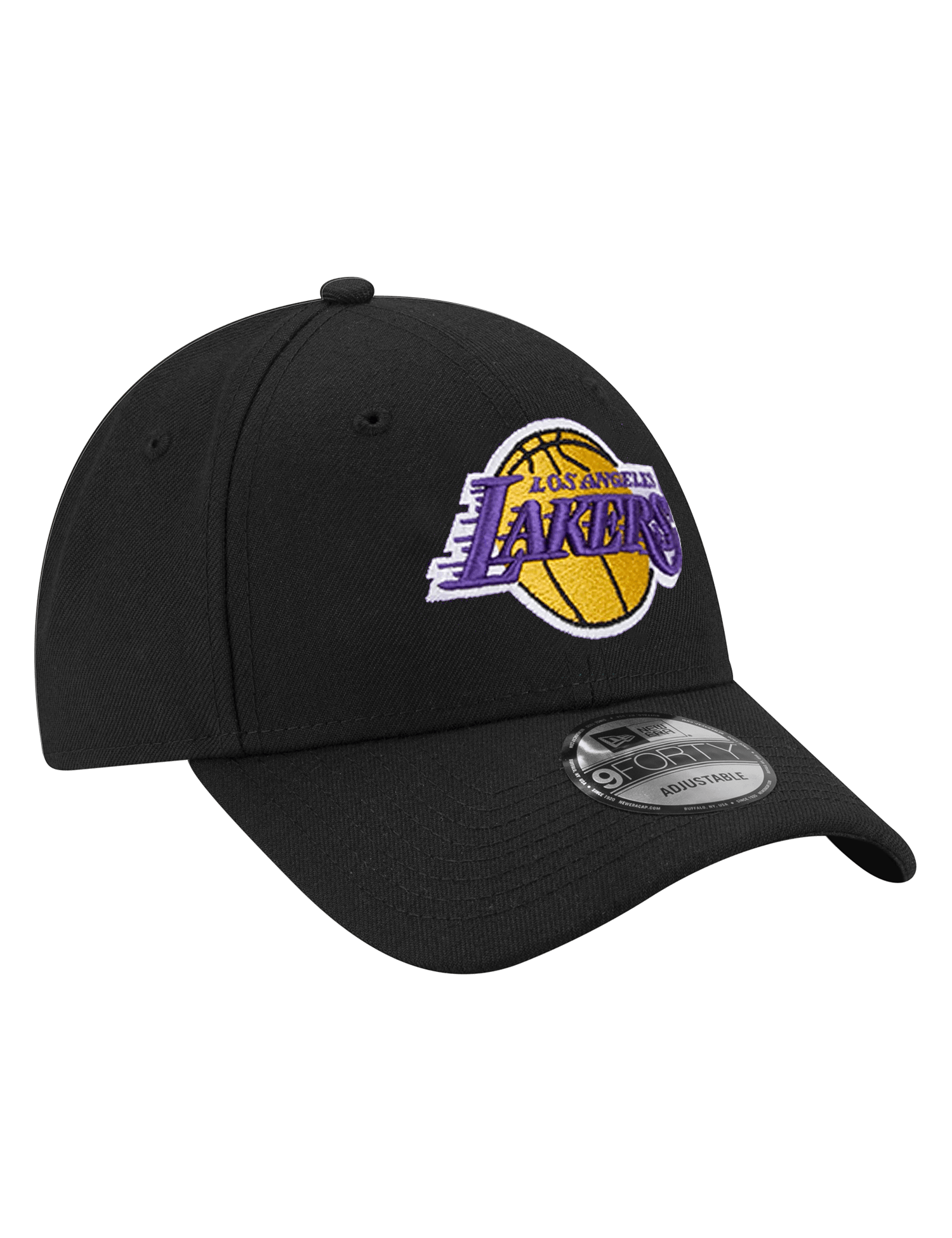 New Era Caps Youths Youths Los Angeles Lakers New Era NBA Team 9FORTY Hat - Black