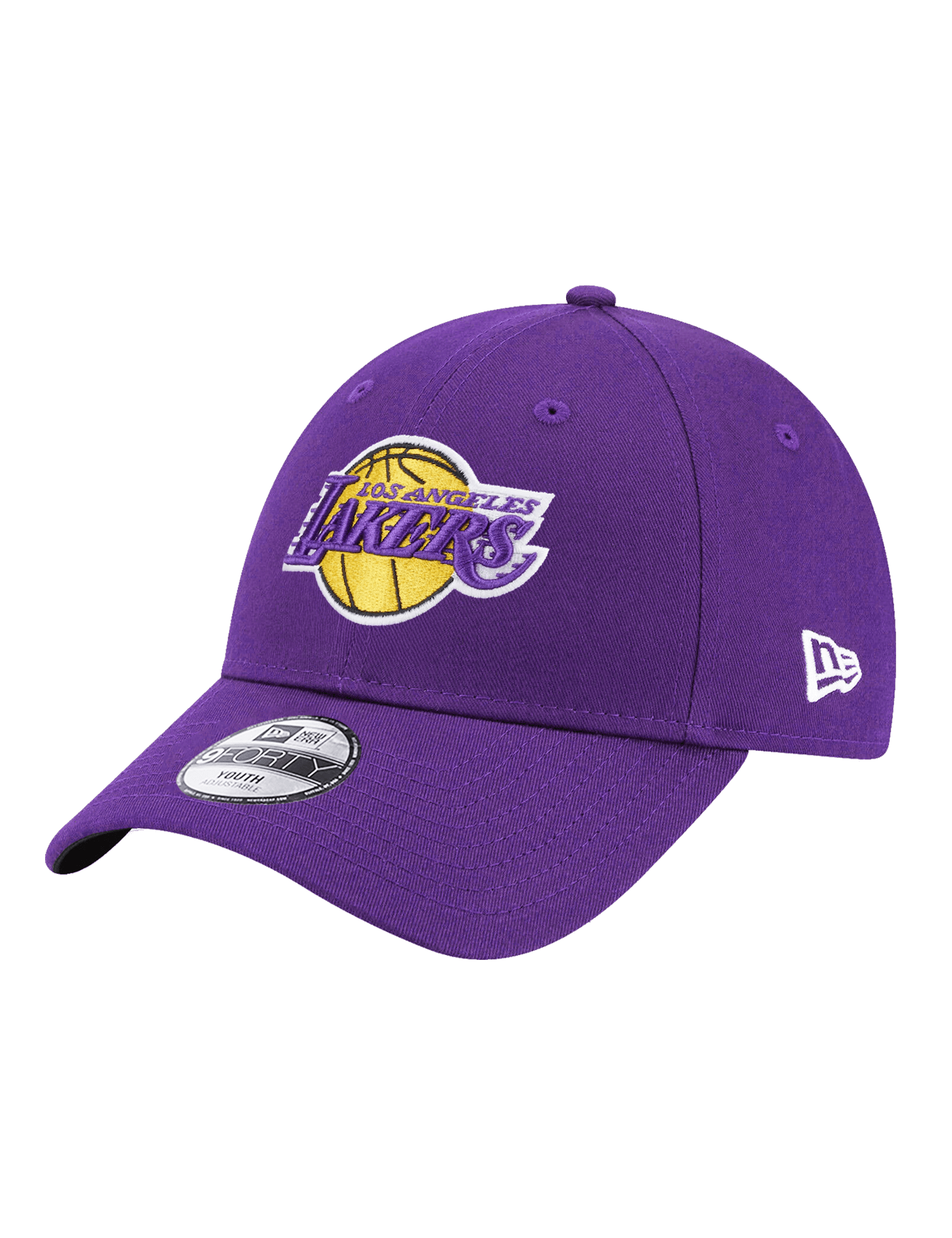 New Era Caps Youths Youths Los Angeles Lakers New Era NBA Team 9FORTY Hat - Purple