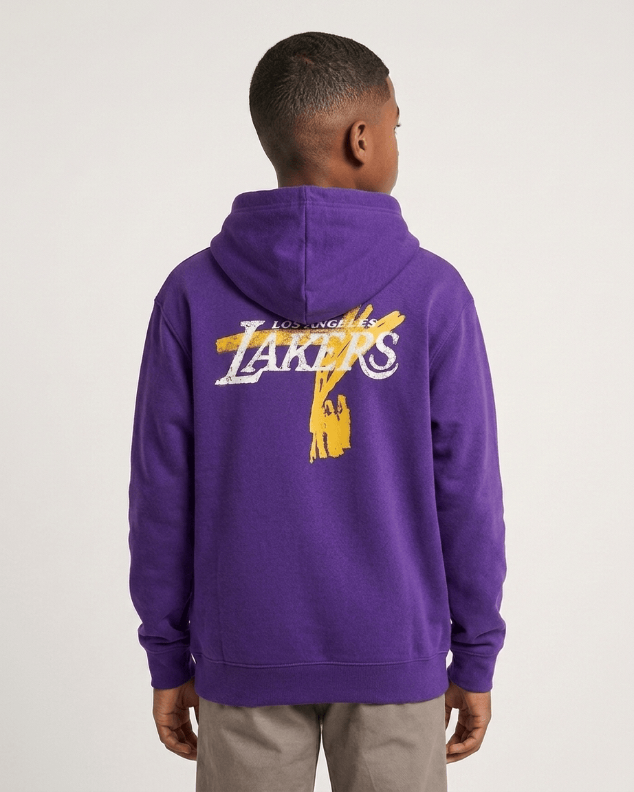 Nike Jumpers Youths Los Angeles Lakers Nike NBA Prime Courtside Hoodie Jumper - Purple
