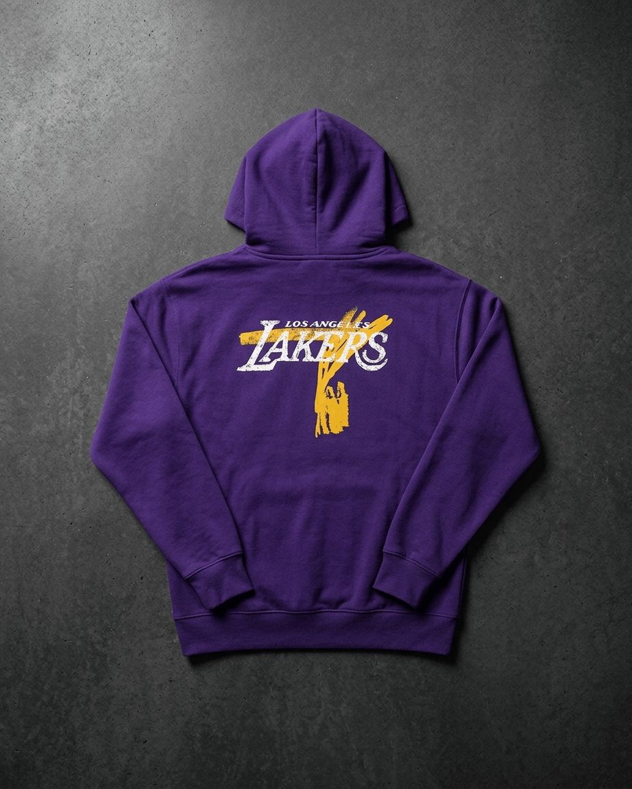 Nike Jumpers Youths Los Angeles Lakers Nike NBA Prime Courtside Hoodie Jumper - Purple