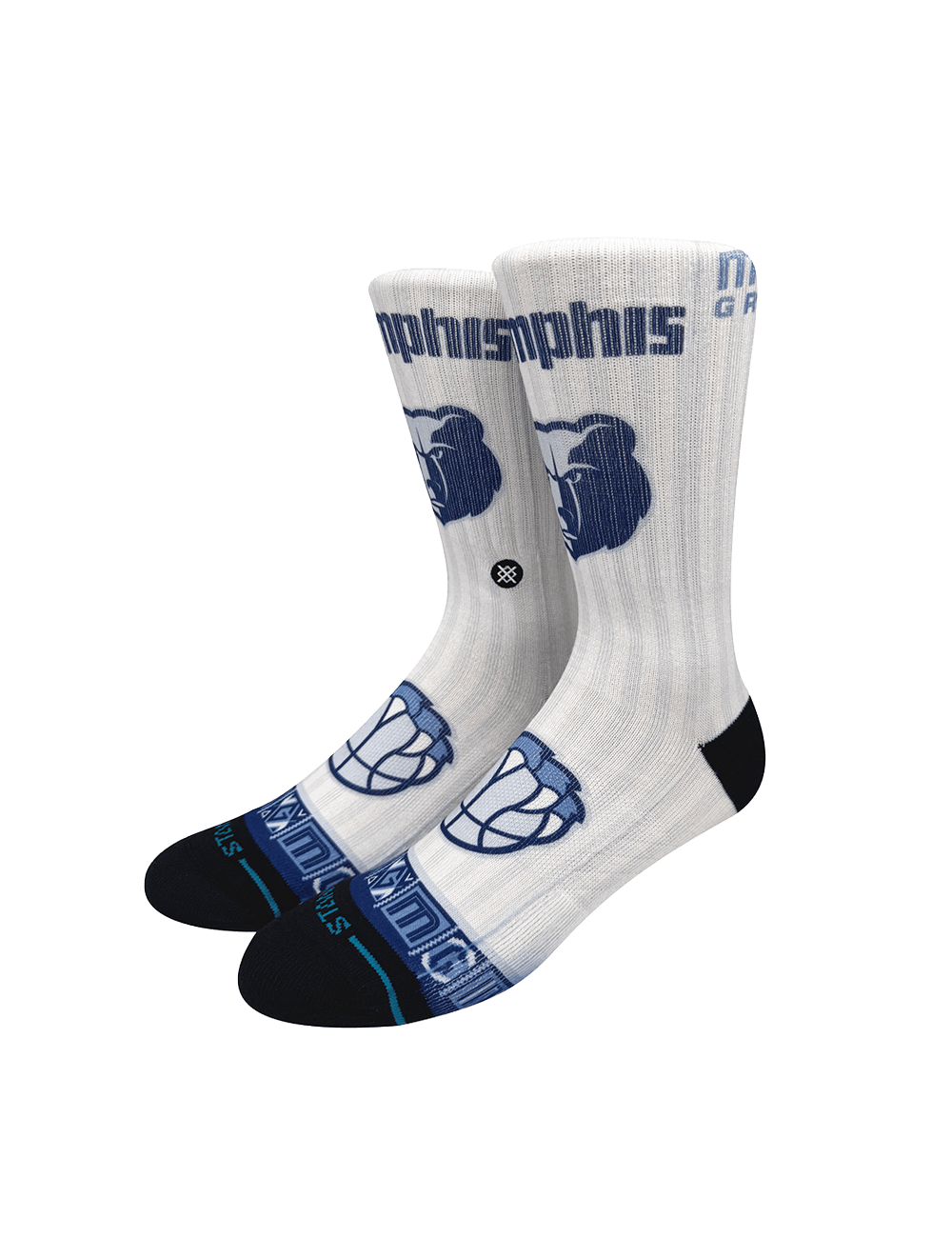 Stance Socks Medium (6-8.5 US) Youths Memphis Grizzlies Stance NBA 25-26 City Edition Crew Socks