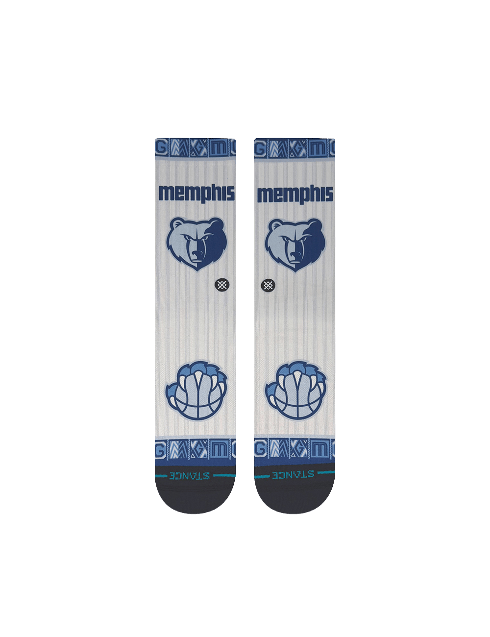 Stance Socks Medium (6-8.5 US) Youths Memphis Grizzlies Stance NBA 25-26 City Edition Crew Socks