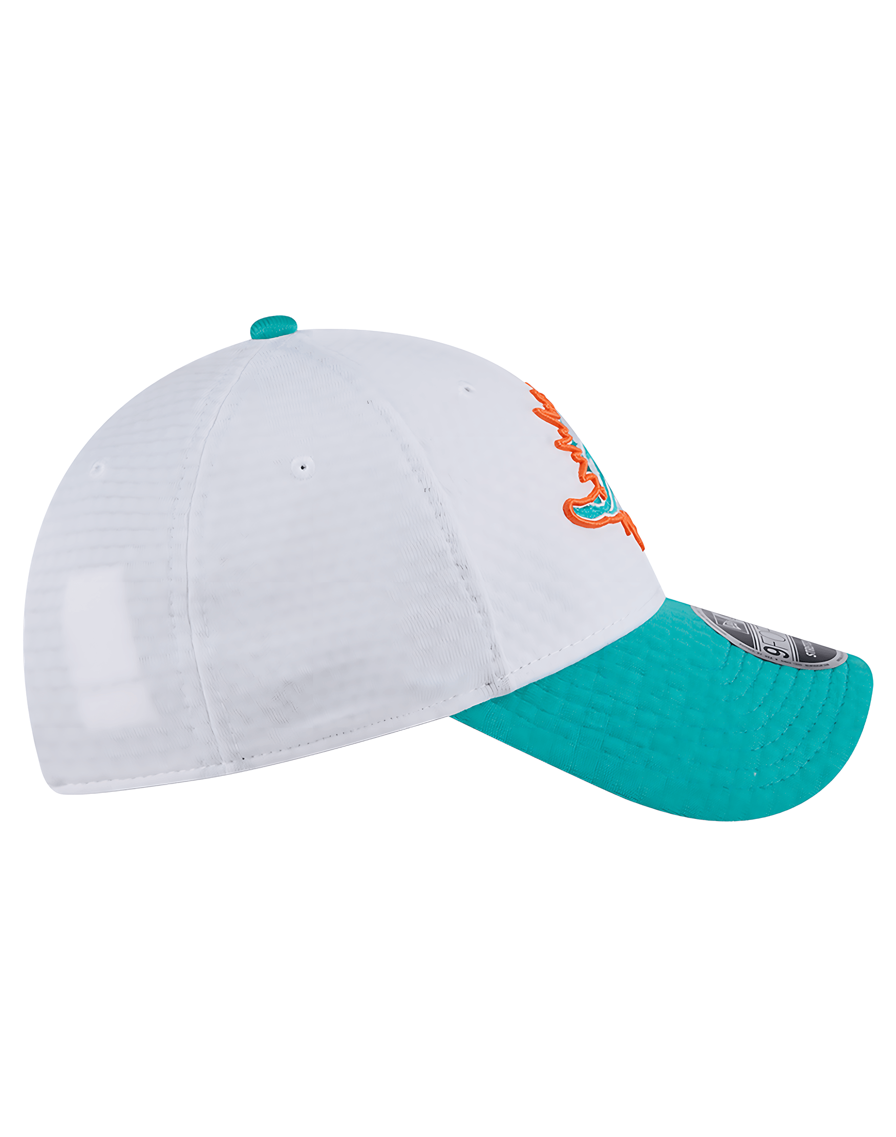 New Era Caps Youths Youths Miami Dolphins New Era NFL 24 Training 9FORTY Snapback Hat - White