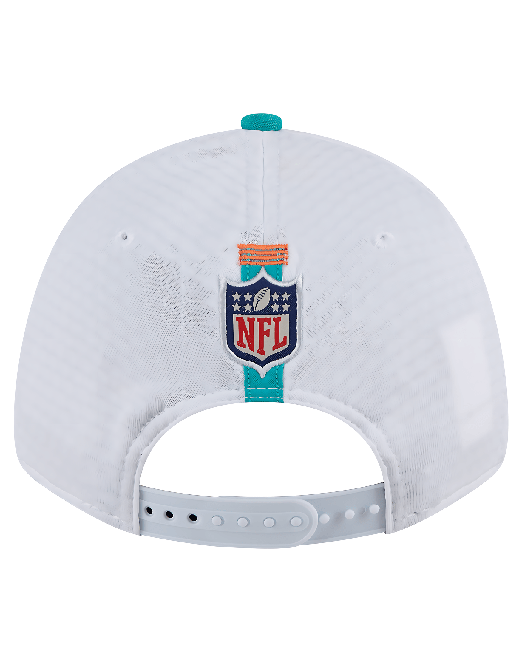 New Era Caps Youths Youths Miami Dolphins New Era NFL 24 Training 9FORTY Snapback Hat - White