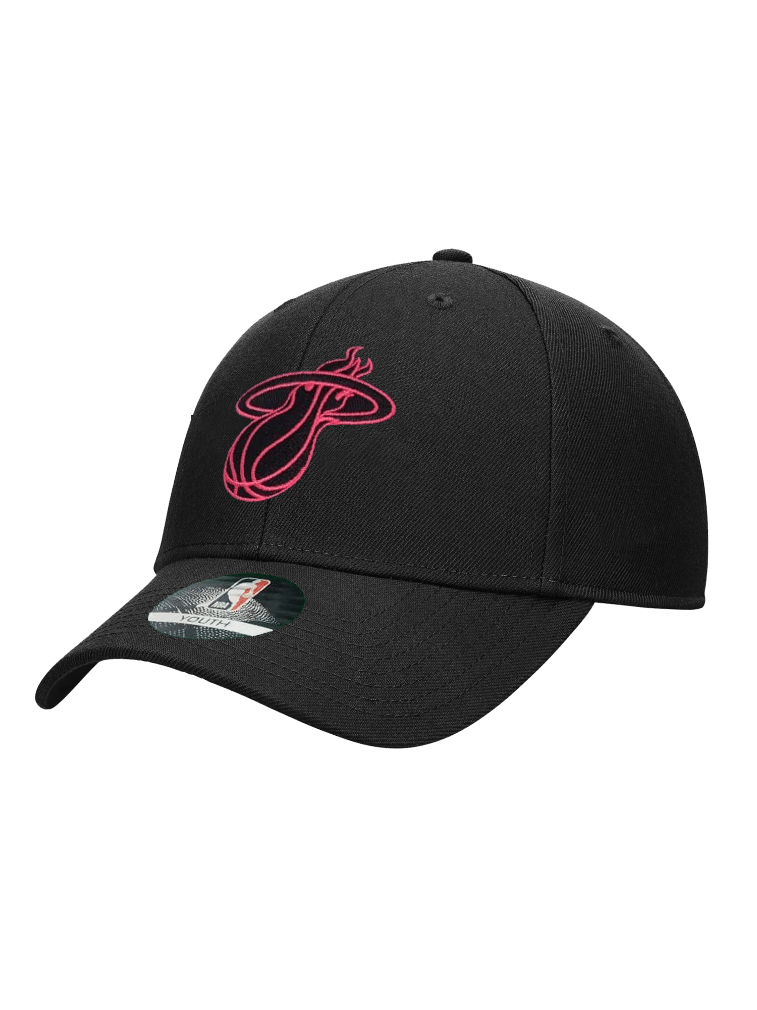 NBA Essentials Caps Youths Youths Miami Heat NBA Essentials City Pop Snapback Hat - Black
