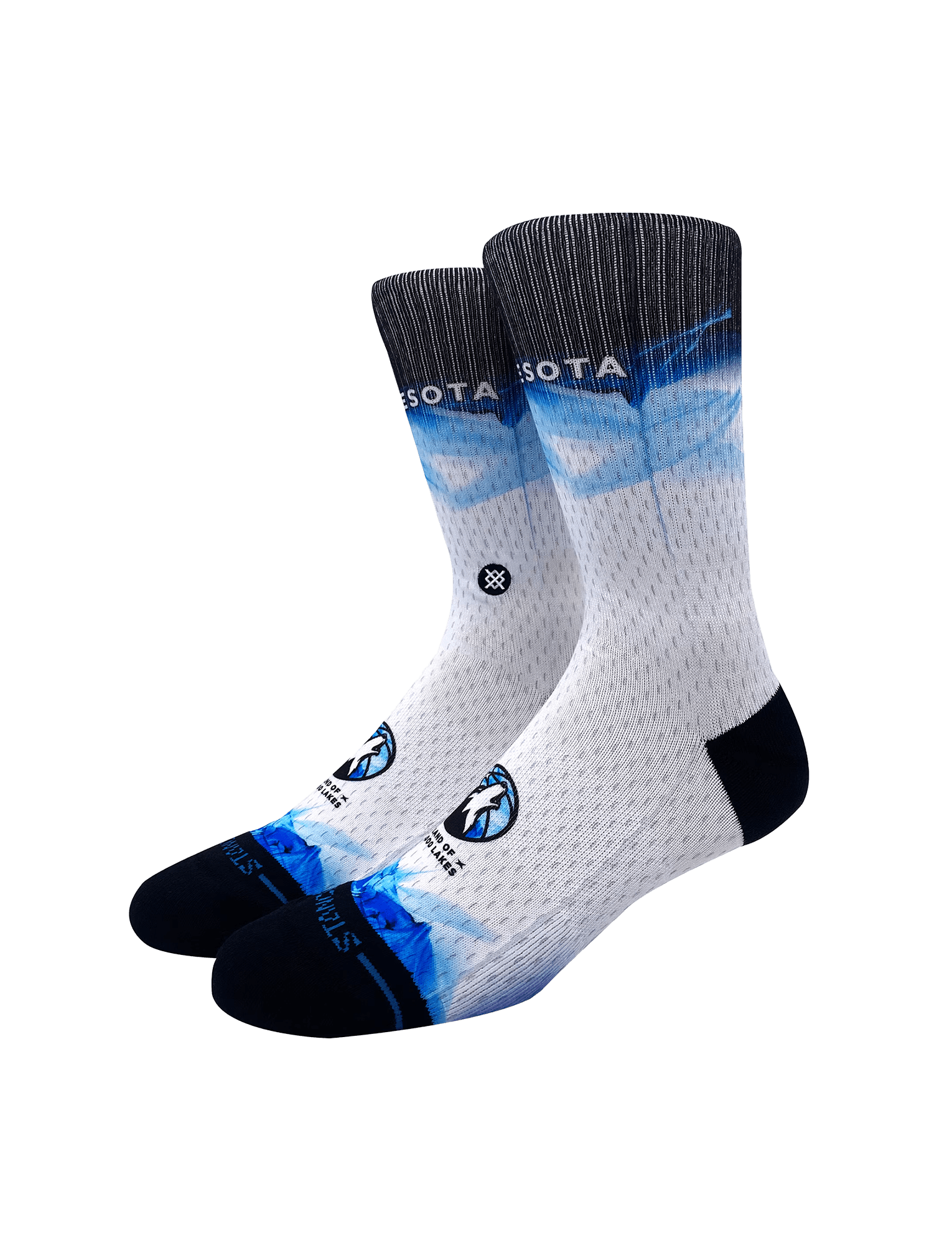 Stance Socks Medium (6-8.5 US) Youths Minnesota Timberwolves Stance NBA 24-25 City Edition Crew Socks