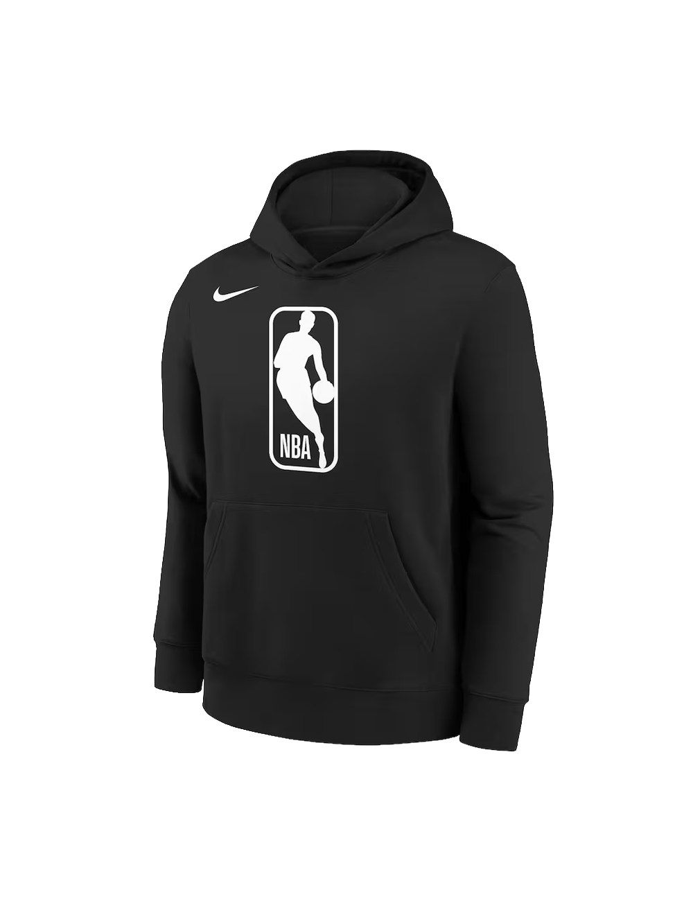 Nike Jumpers Youths NBA Logoman Nike NBA Club Hoodie Jumper - Black
