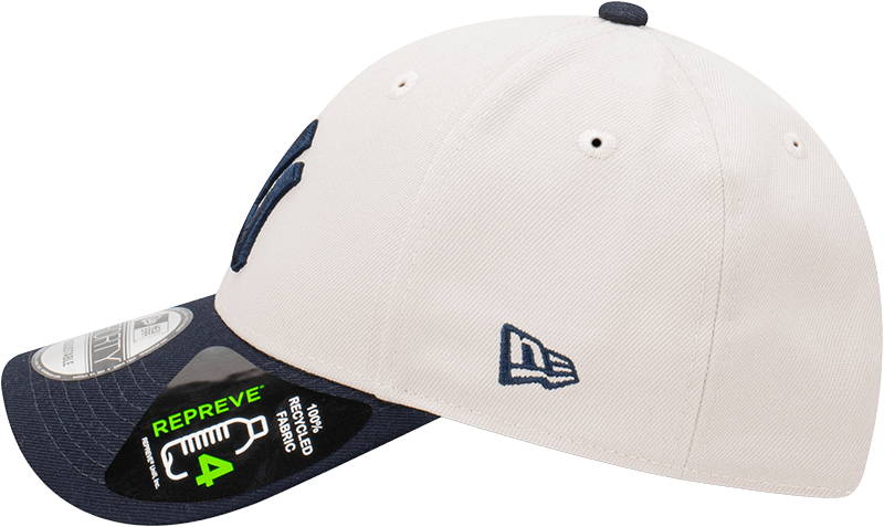 New Era Caps Youths Youths New York Yankees New Era MLB Team 2 Tone Repreve 9FORTY Strapback Hat - Stone
