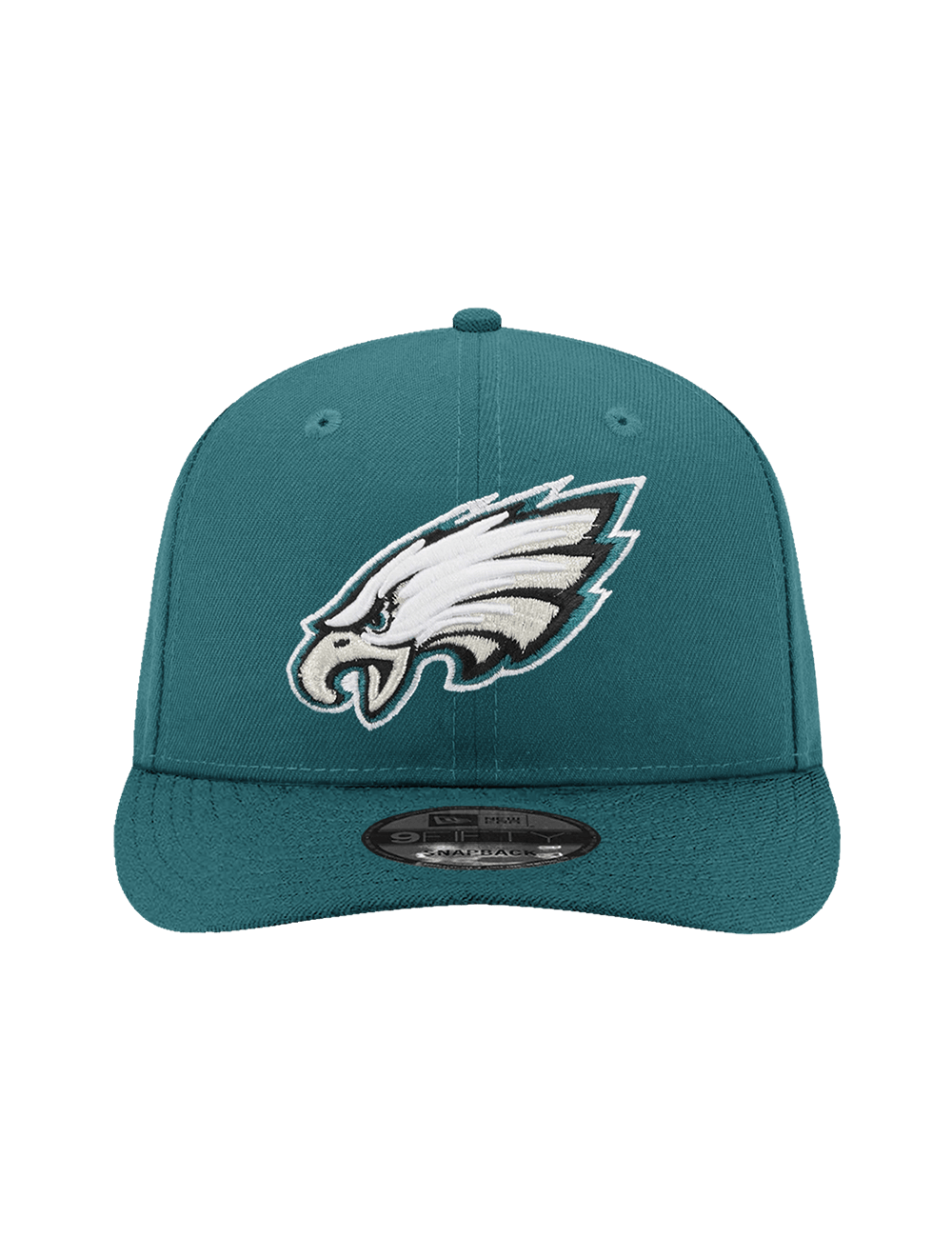 New Era Caps Youths Youths Philadelphia Eagles New Era NFL Team 9FIFTY Pre-Curved Snapback Hat - Green