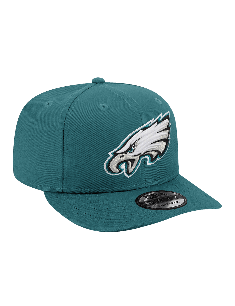 New Era Caps Youths Youths Philadelphia Eagles New Era NFL Team 9FIFTY Pre-Curved Snapback Hat - Green