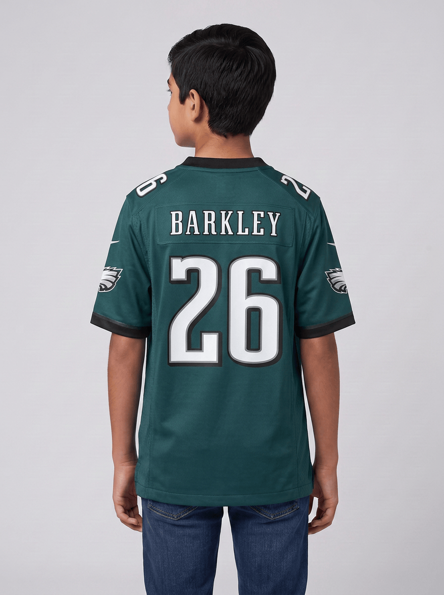 Nike Jerseys Youths Saquon Barkley Philadelphia Eagles Nike Game Jersey - Teal