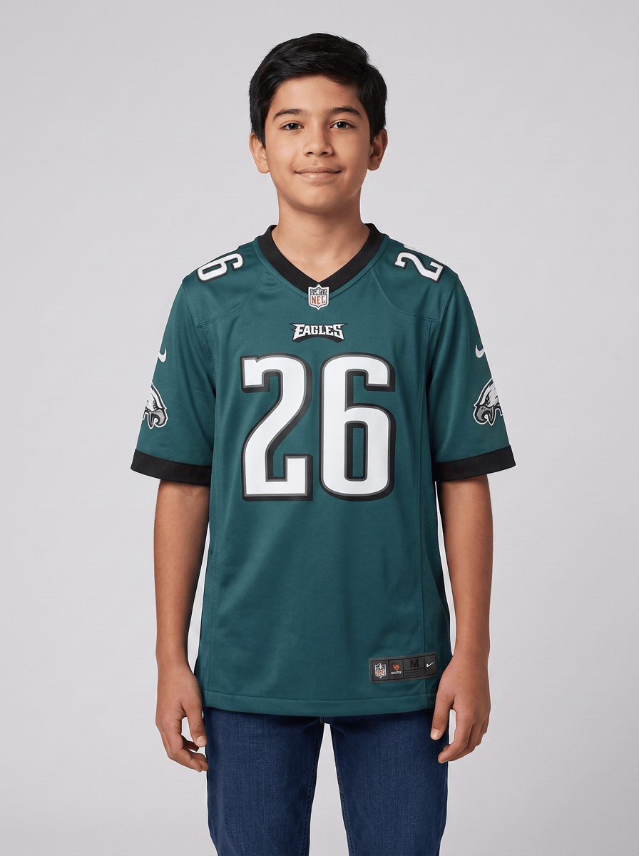 Nike Jerseys Youths Saquon Barkley Philadelphia Eagles Nike Game Jersey - Teal