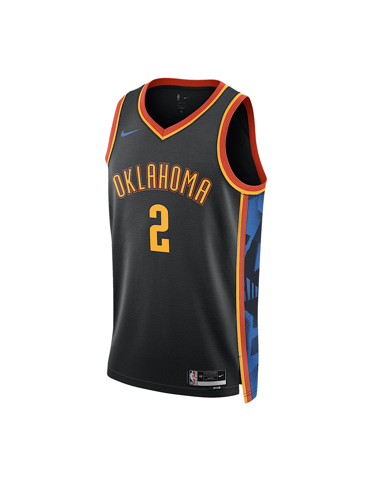 Nike Jerseys Youths Shai Gilgeous-Alexander Oklahoma City Thunder Nike NBA 24-25 City Edition Jersey