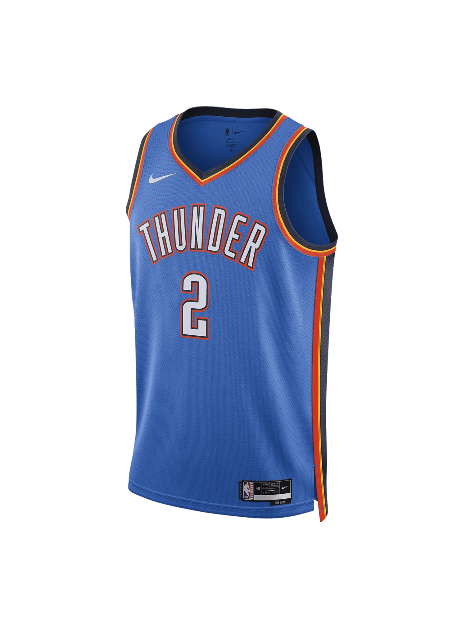 Nike Jerseys Youths Shai Gilgeous-Alexander Oklahoma City Thunder Nike NBA Icon Jersey - Blue